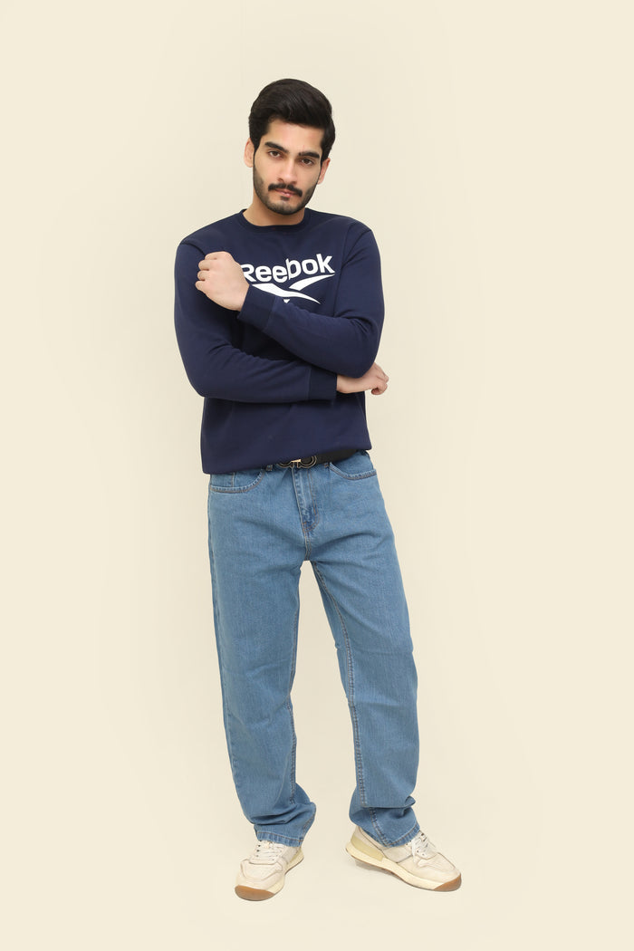 Baggy Fit Light Wash Jeans