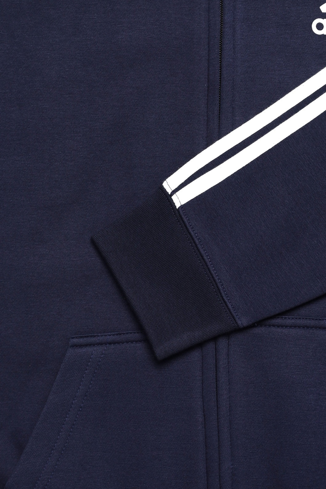 Men's Versatile Navy Blue Full-Zipper