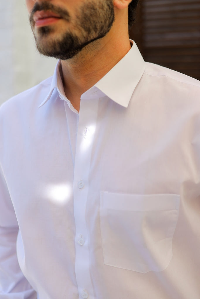 Men’s Stark White Executive Formal Shirt