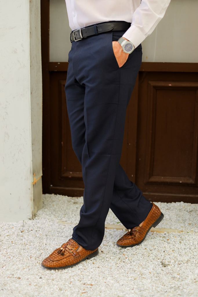 Men’s Deep Navy Blue Formal Trousers