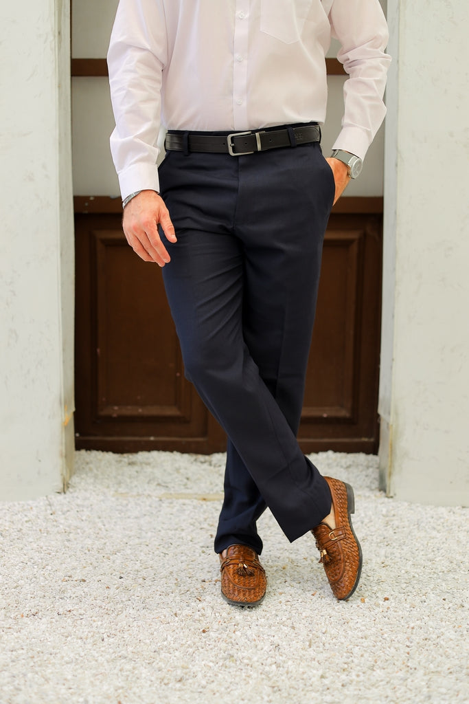 Men’s Deep Navy Blue Formal Trousers