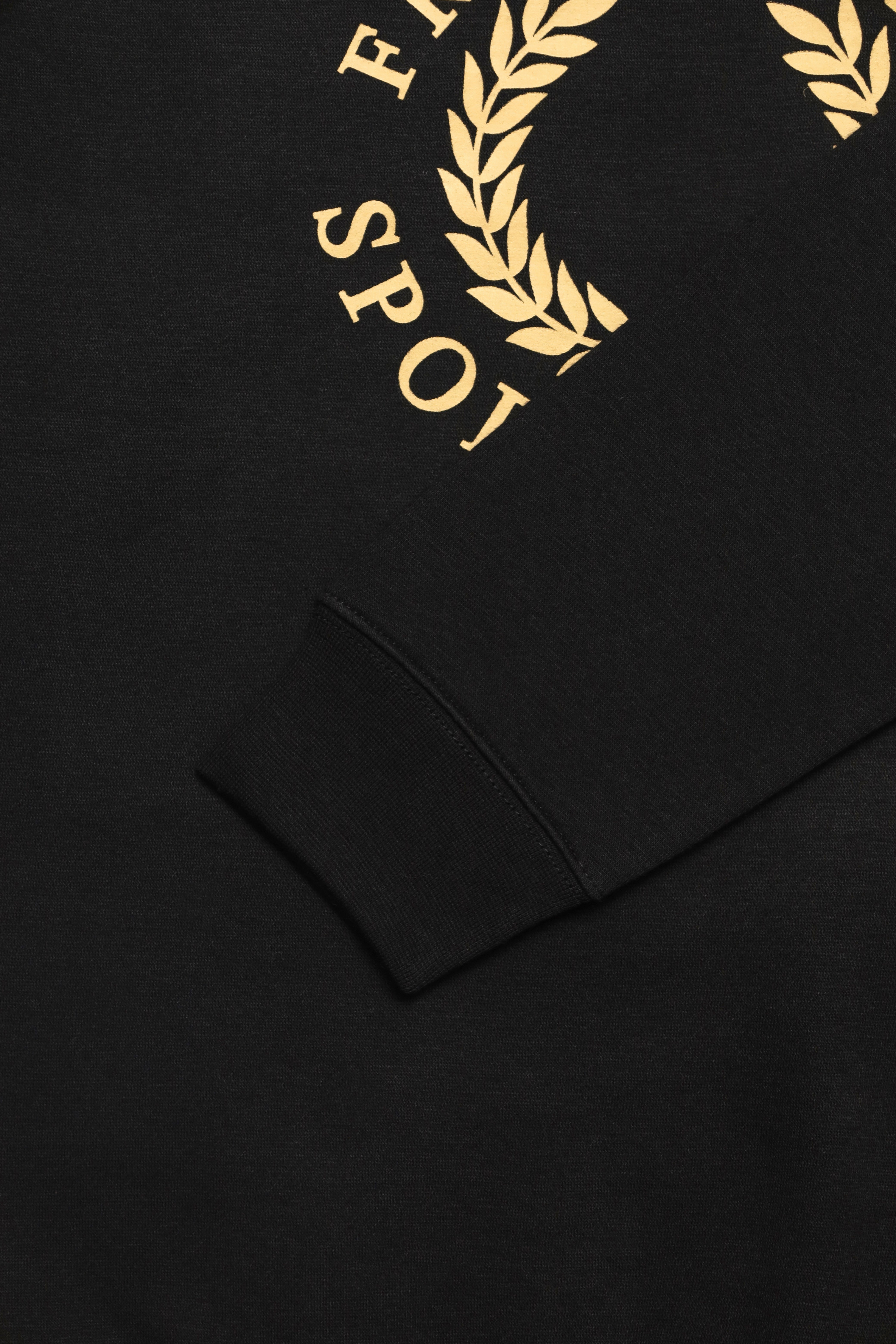 Fred Perry Black Sweat Shirt