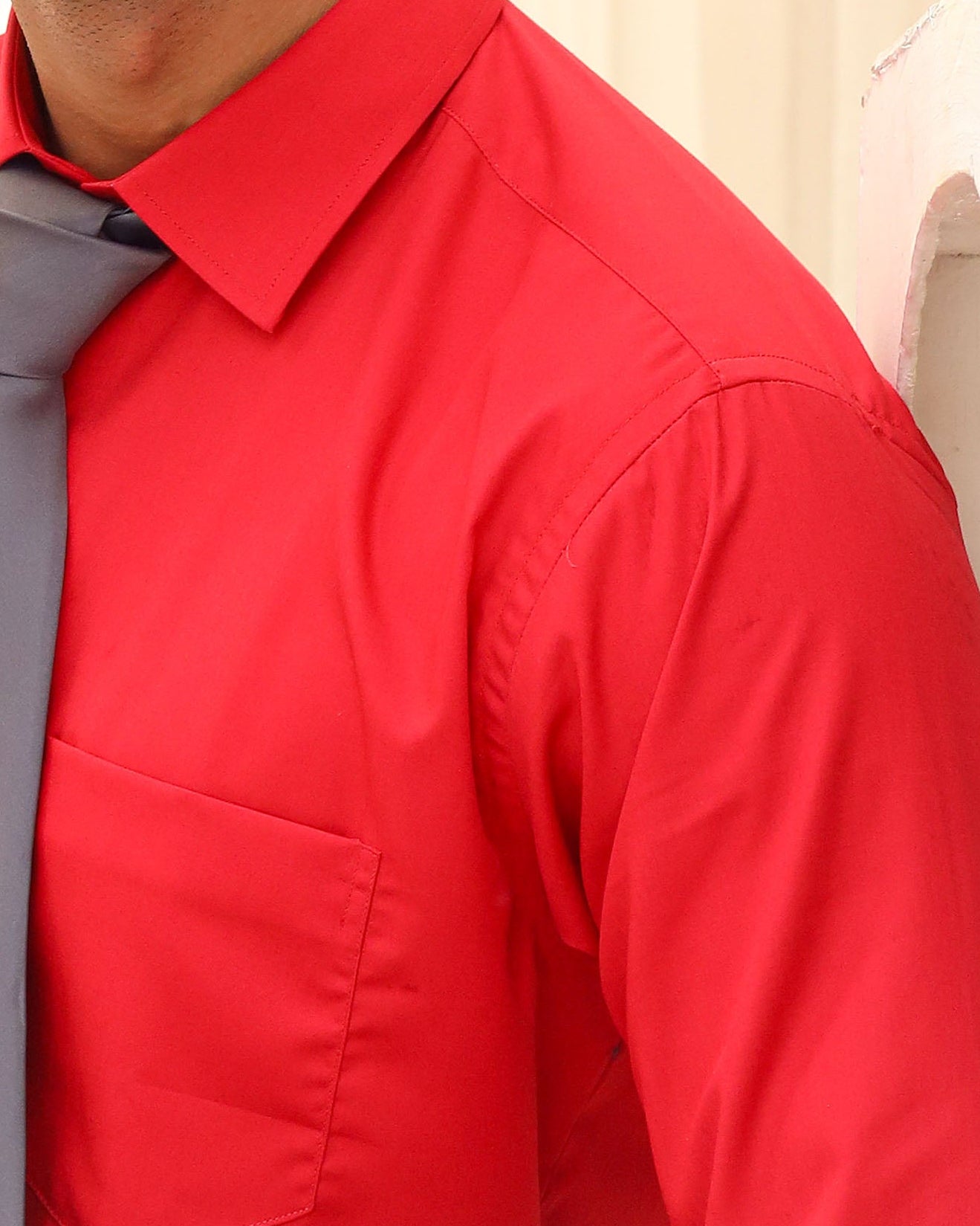 Men’s Red Formal Dress Shirt