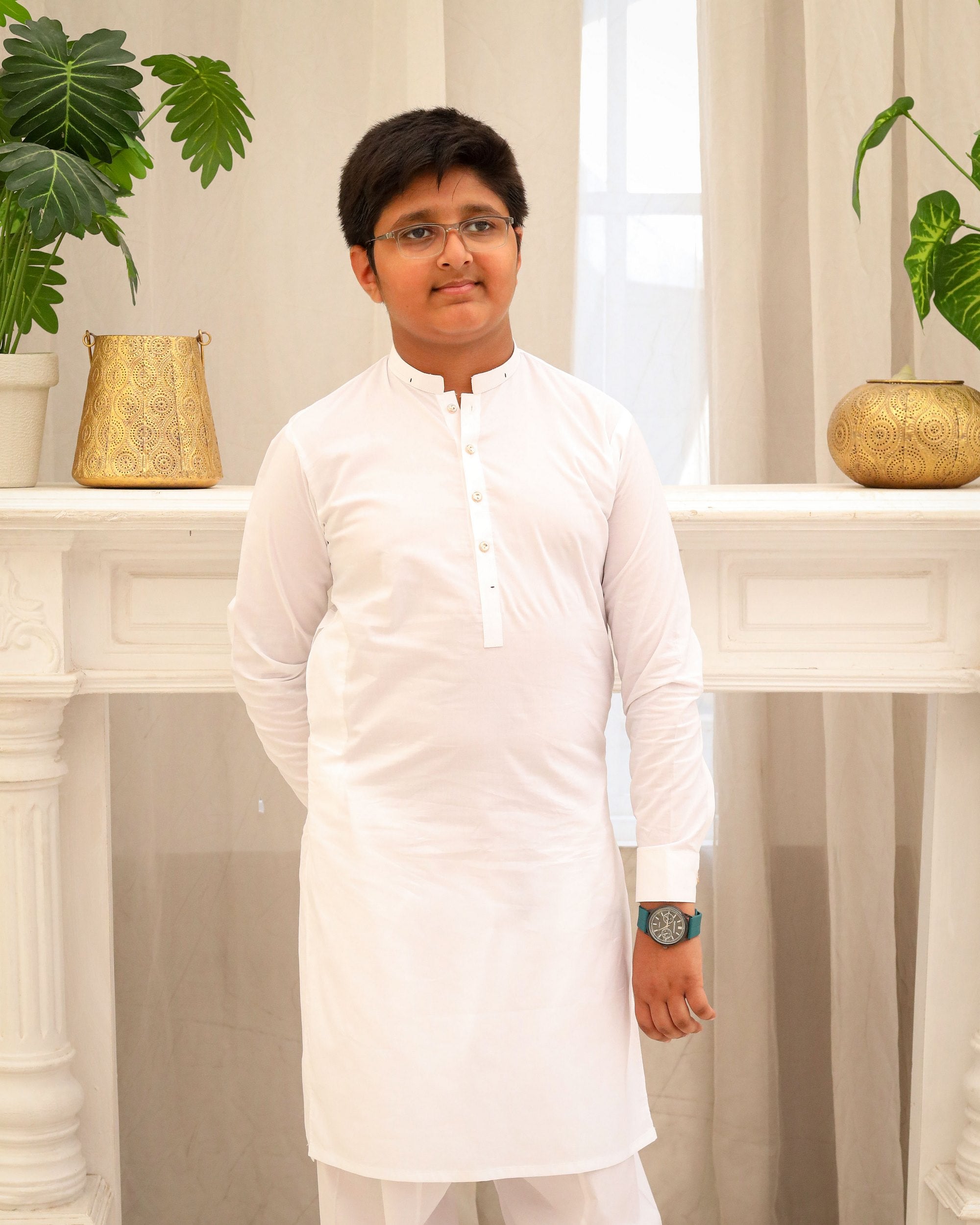 Classic White Kurta Shalwar