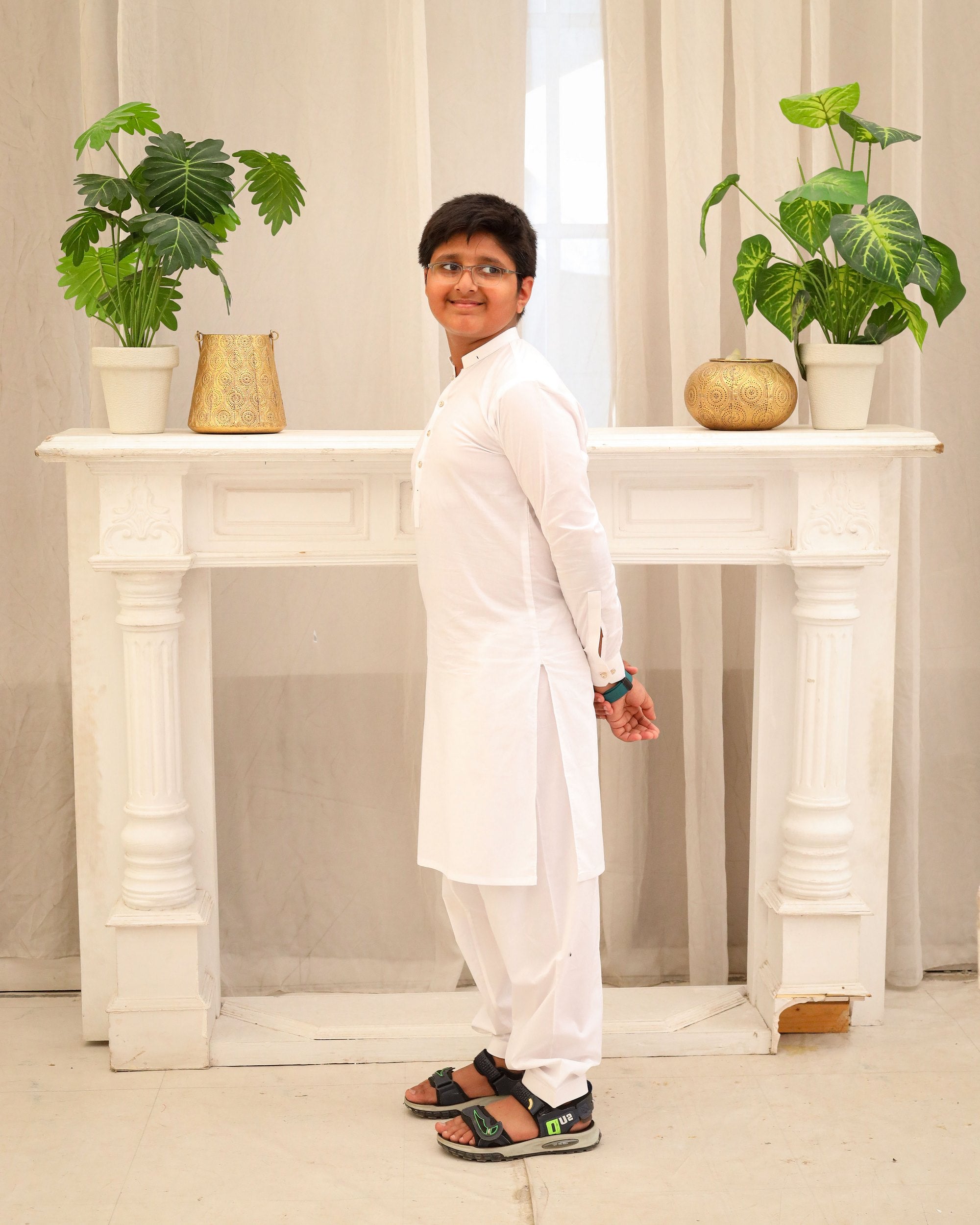 Classic White Kurta Shalwar