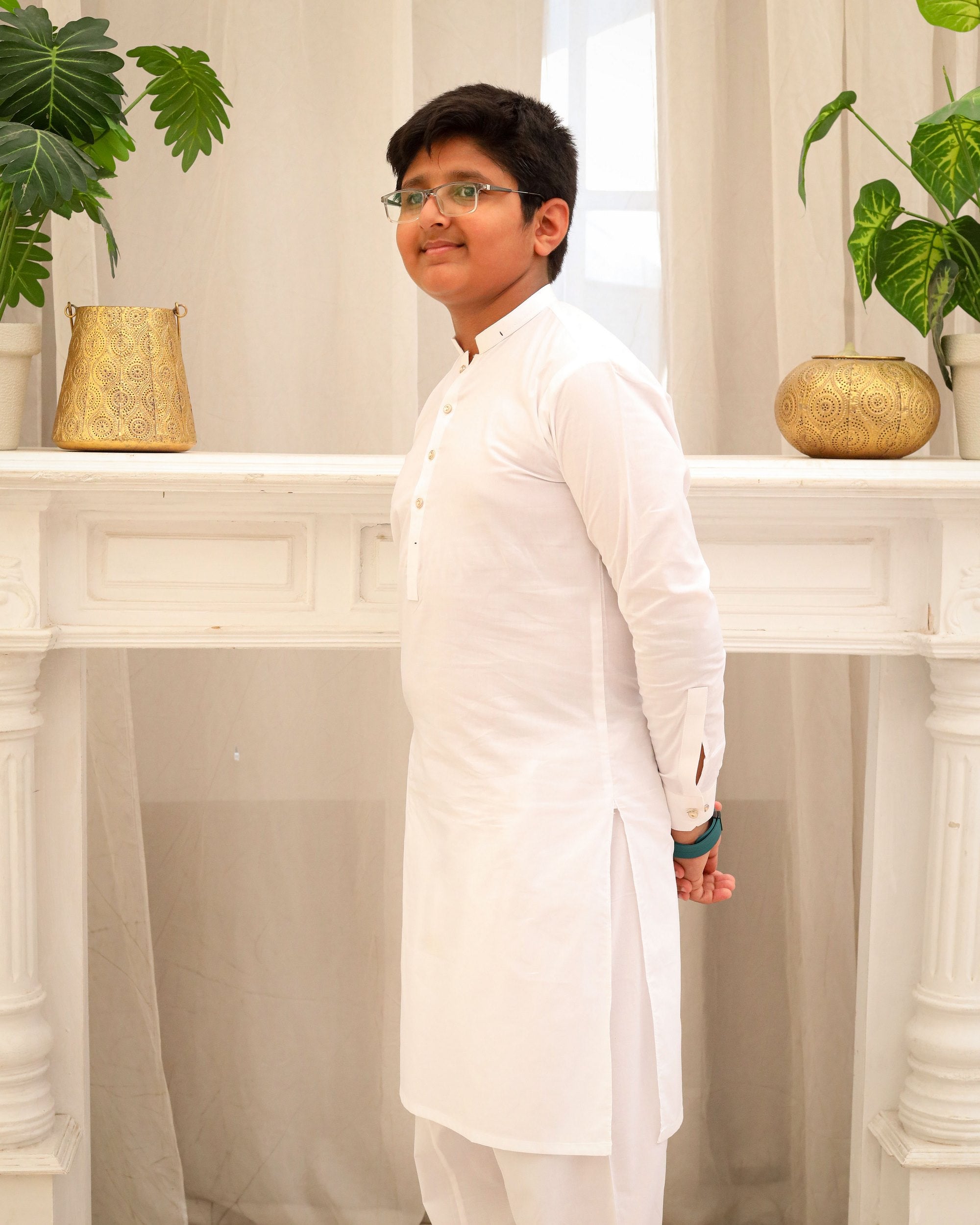 Classic White Kurta Shalwar