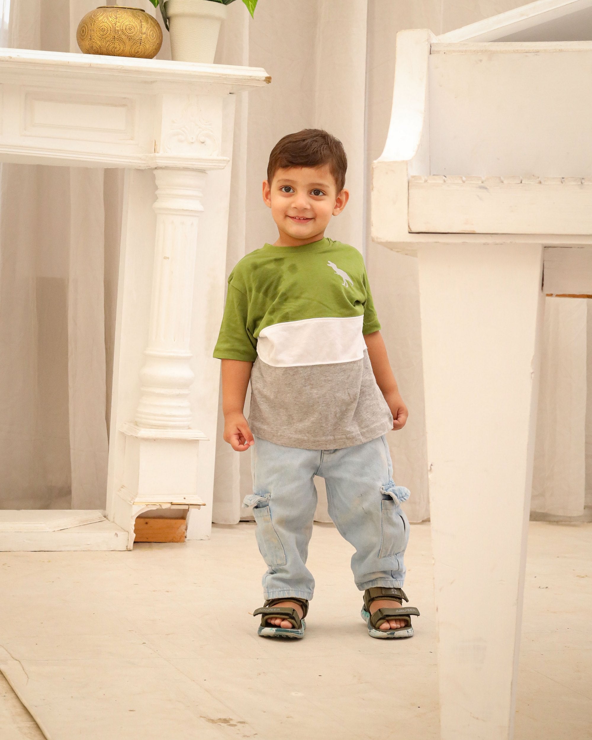Olive Green Graphic T-Shirt