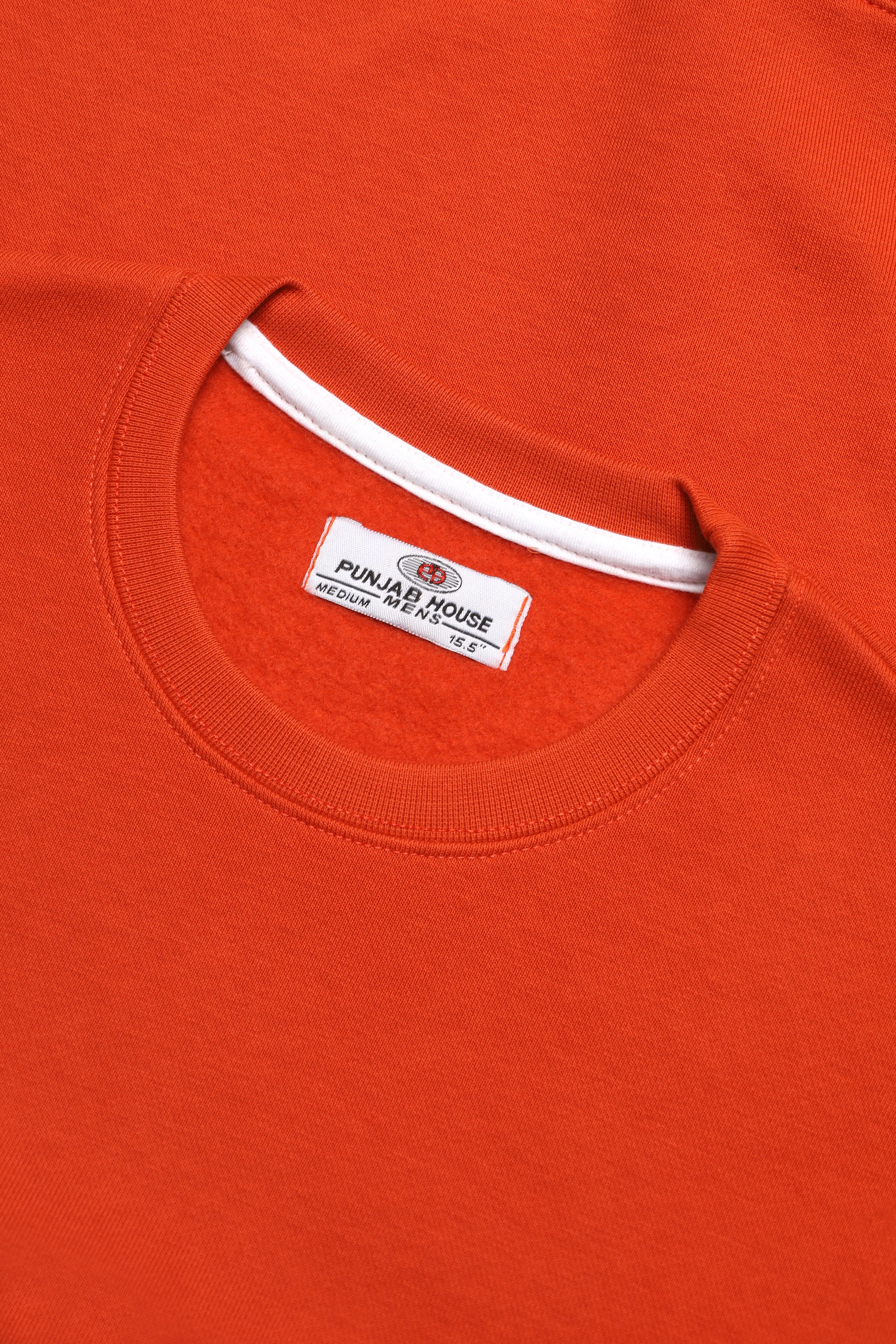 Men's Bold Orange Sweatshirt