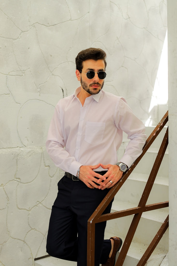 Men’s Stark White Executive Formal Shirt
