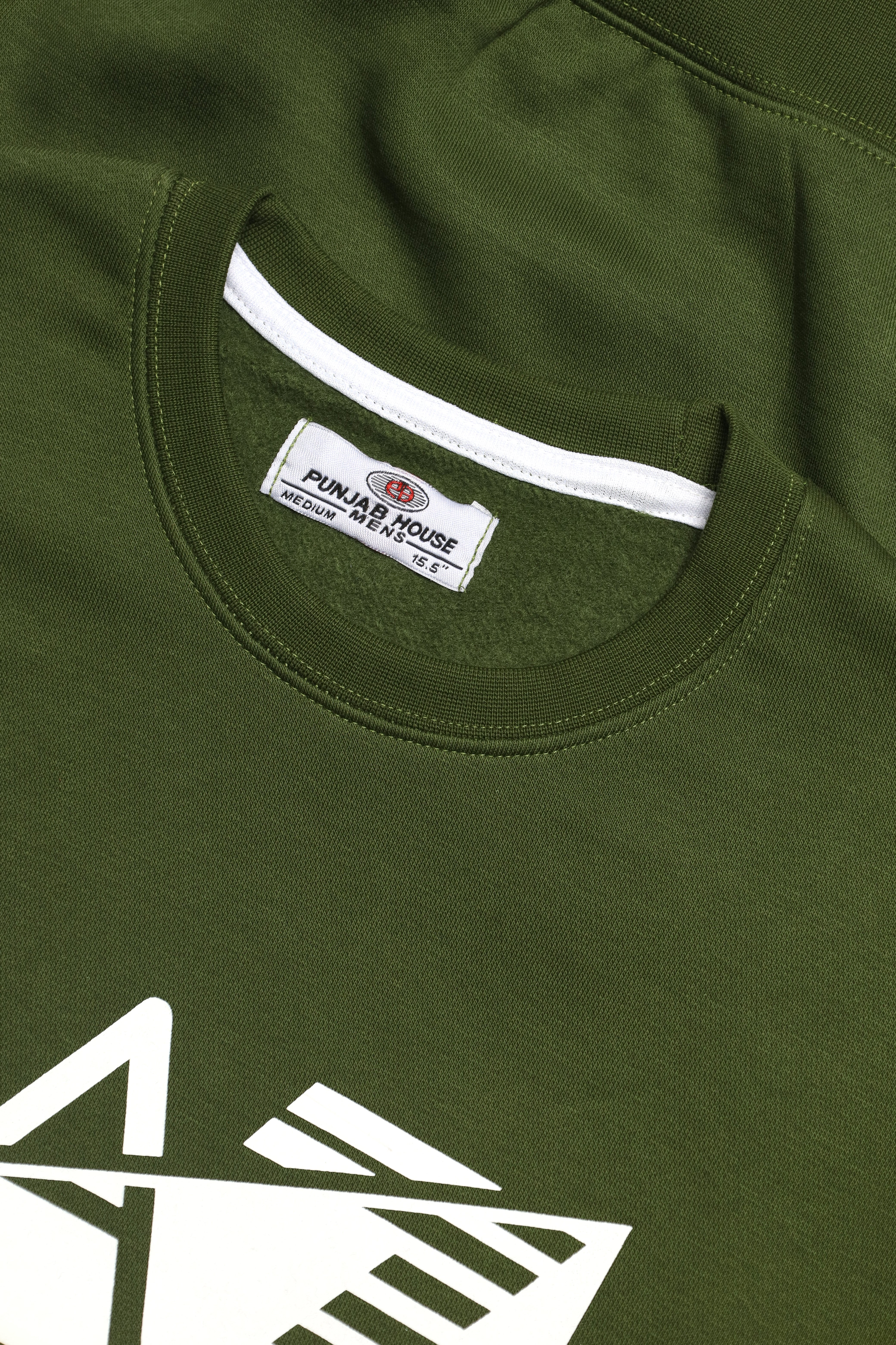 Men's Emporio Armani EA7 Logo Green Sweatshirt