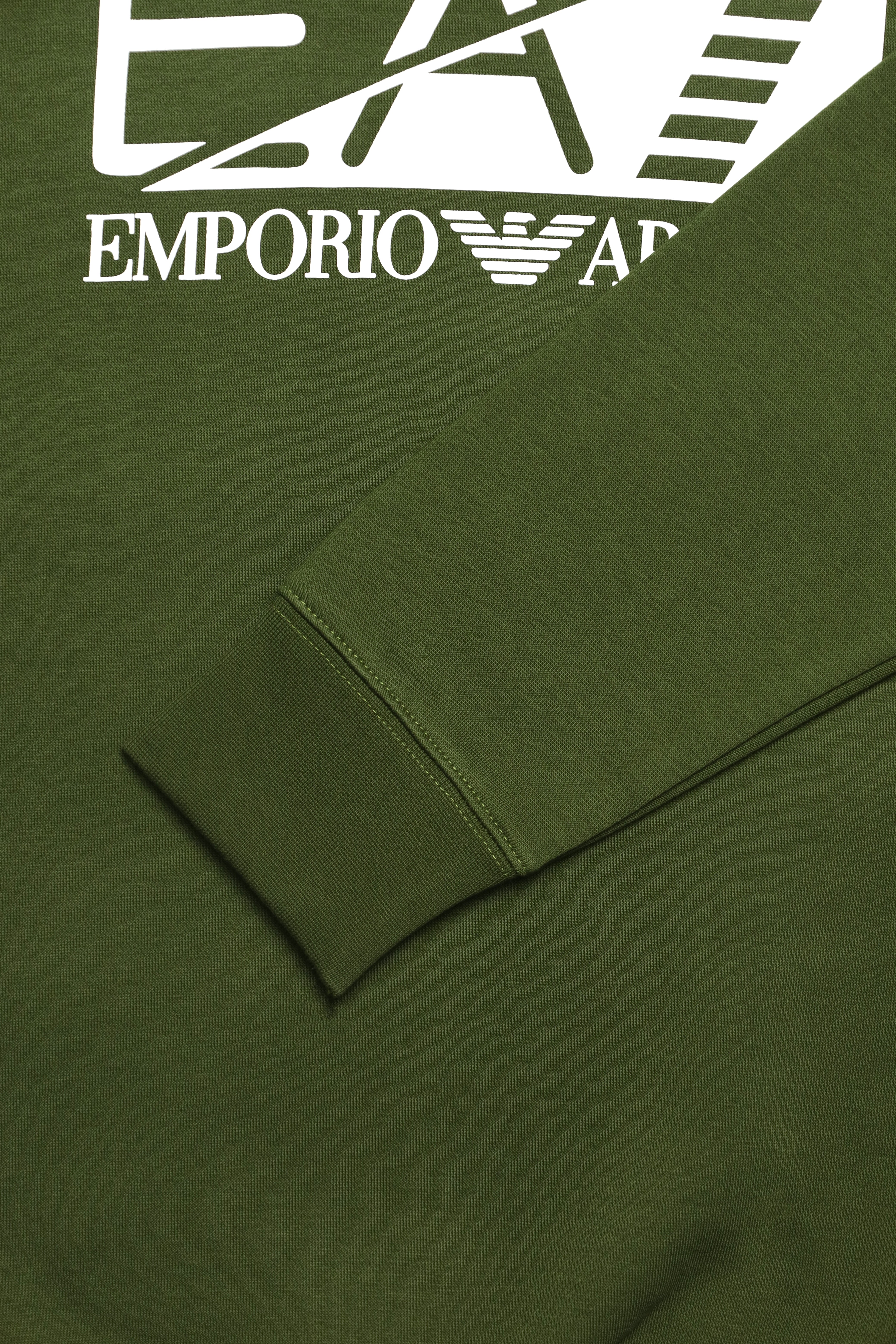 Men's Emporio Armani EA7 Logo Green Sweatshirt