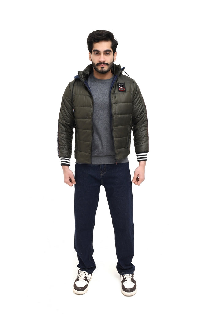 Men’s Olive Green Full Sleeve Jacket