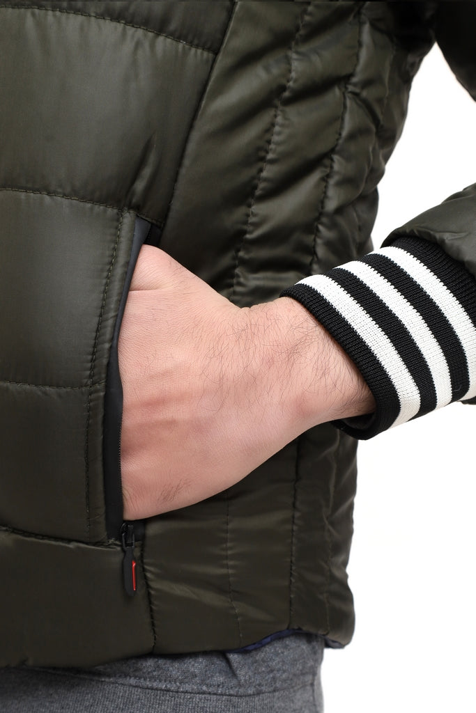 Men’s Olive Green Full Sleeve Jacket