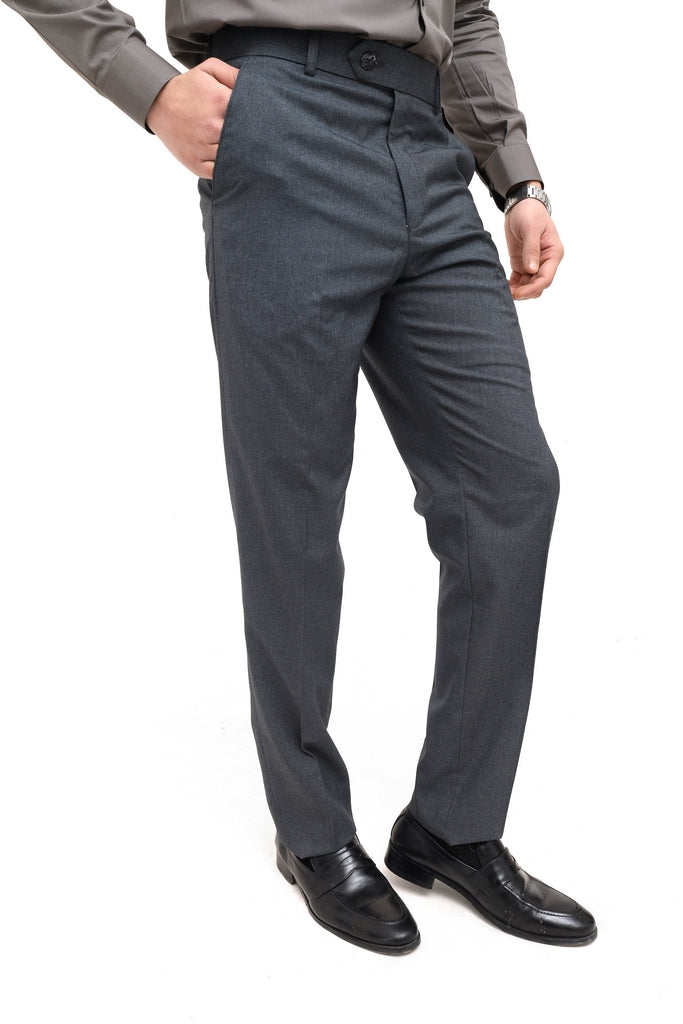 Men's Black Tropical Fabric Formal Trouser