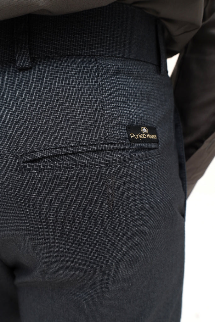 Men's Black Tropical Fabric Formal Trouser