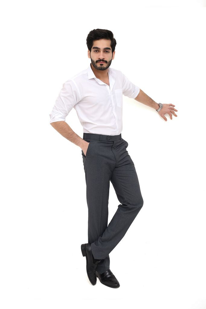 Men's White Plain Shirt