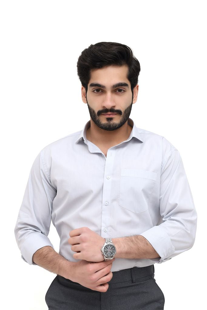 Men's Tealish Blue Plain Shirt