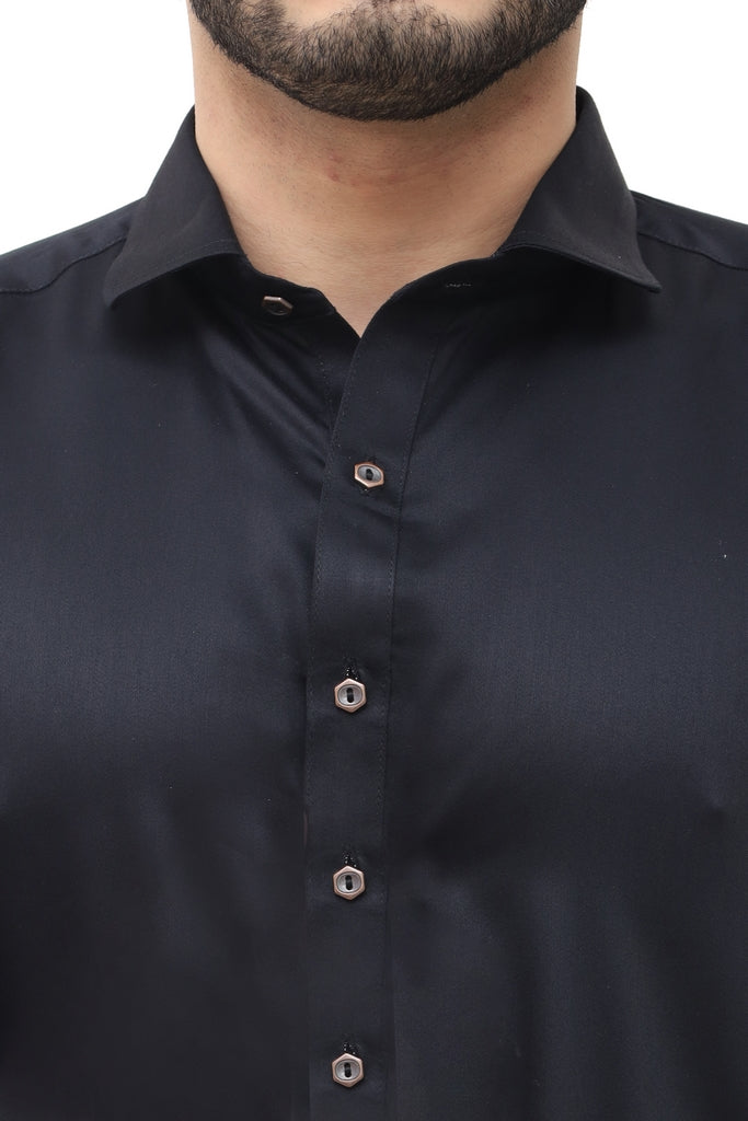 Men's Dark Black Cotton Shalwar Kameez