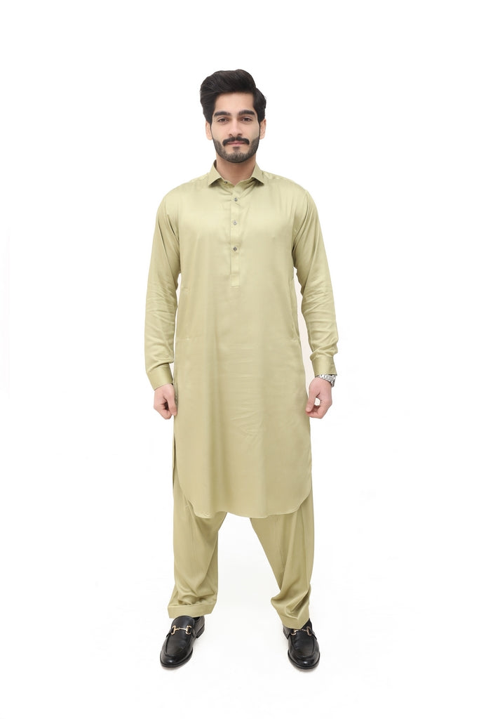 Men's Chiffon Wash Wear & Cotton Shalwar Kameez