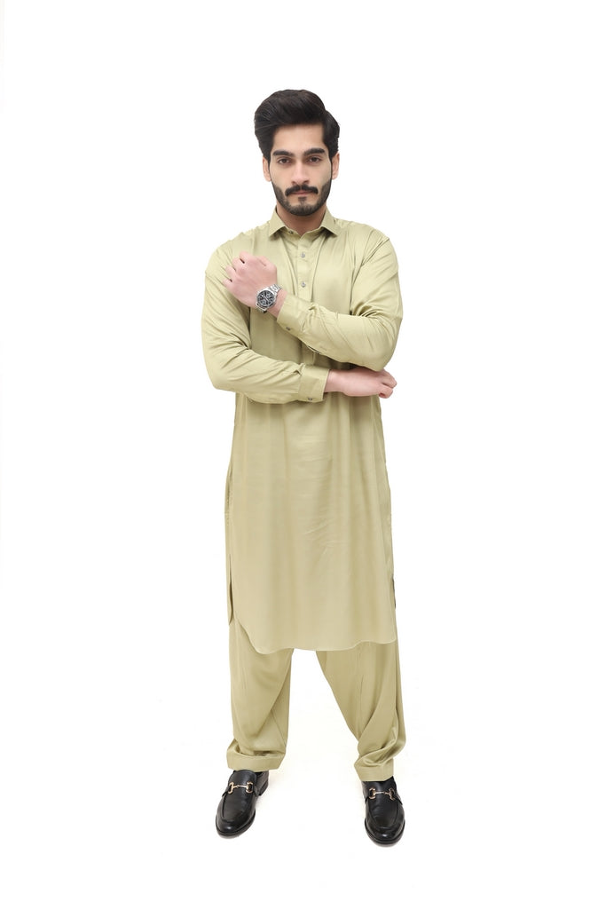Men's Chiffon Wash Wear & Cotton Shalwar Kameez