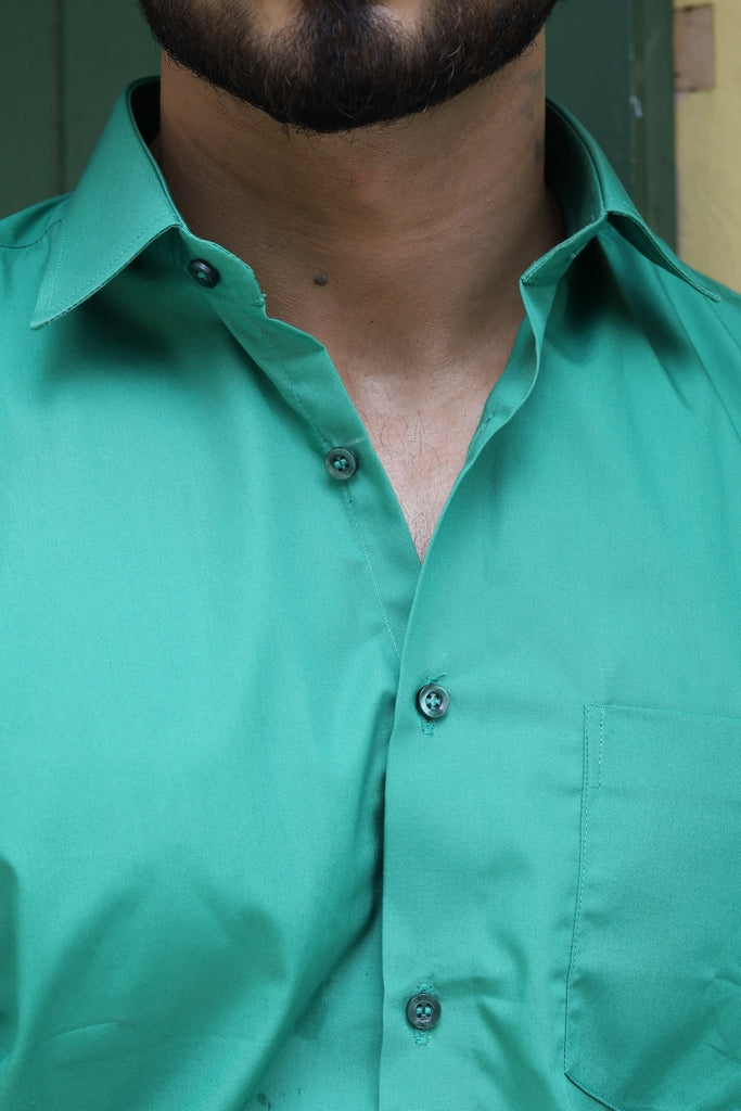 Men’s Sea Green Formal Shirt