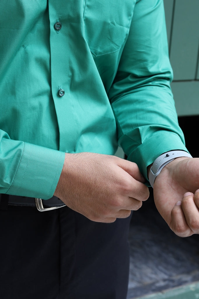 Men’s Sea Green Formal Shirt