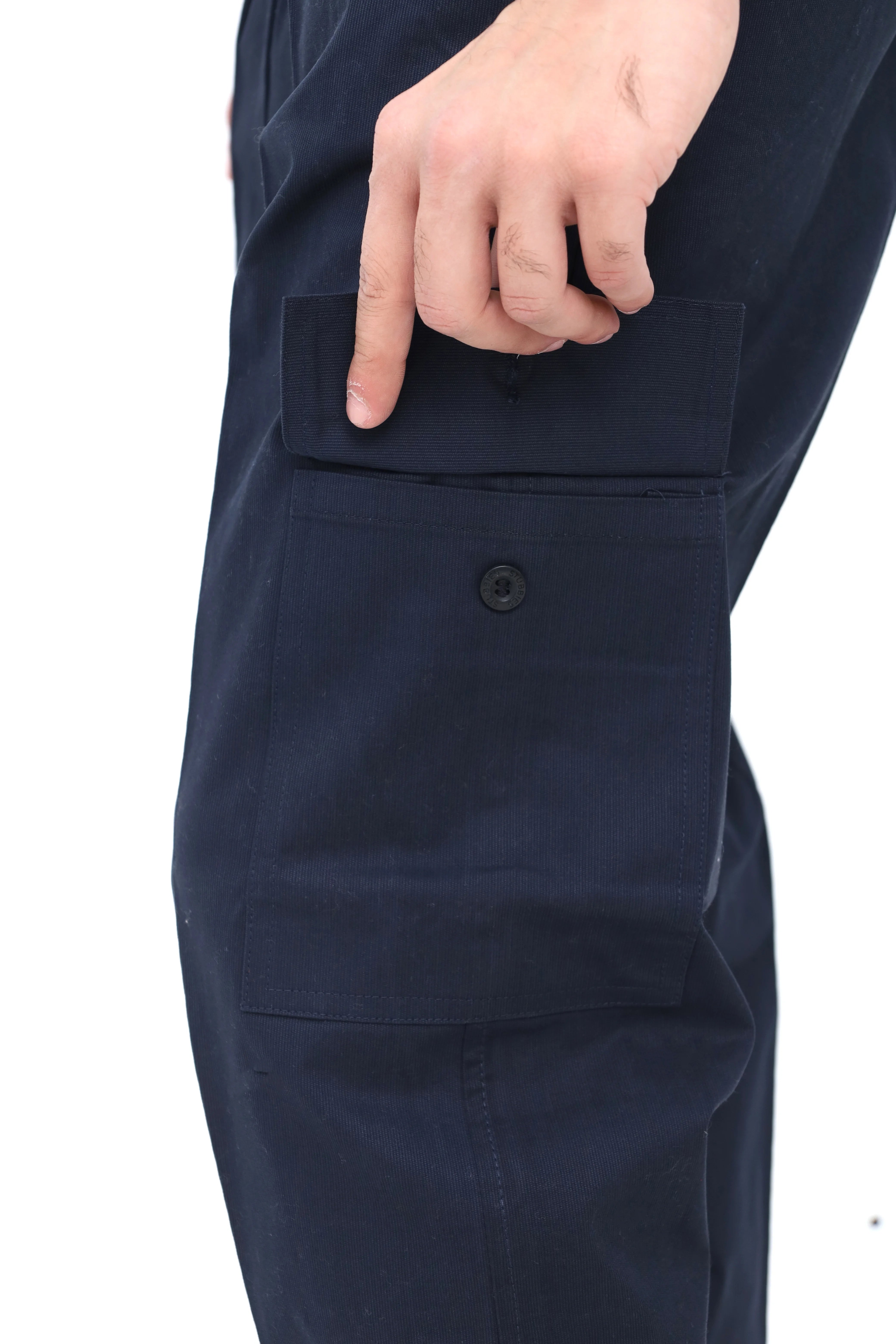 Blue Cargo Trousers