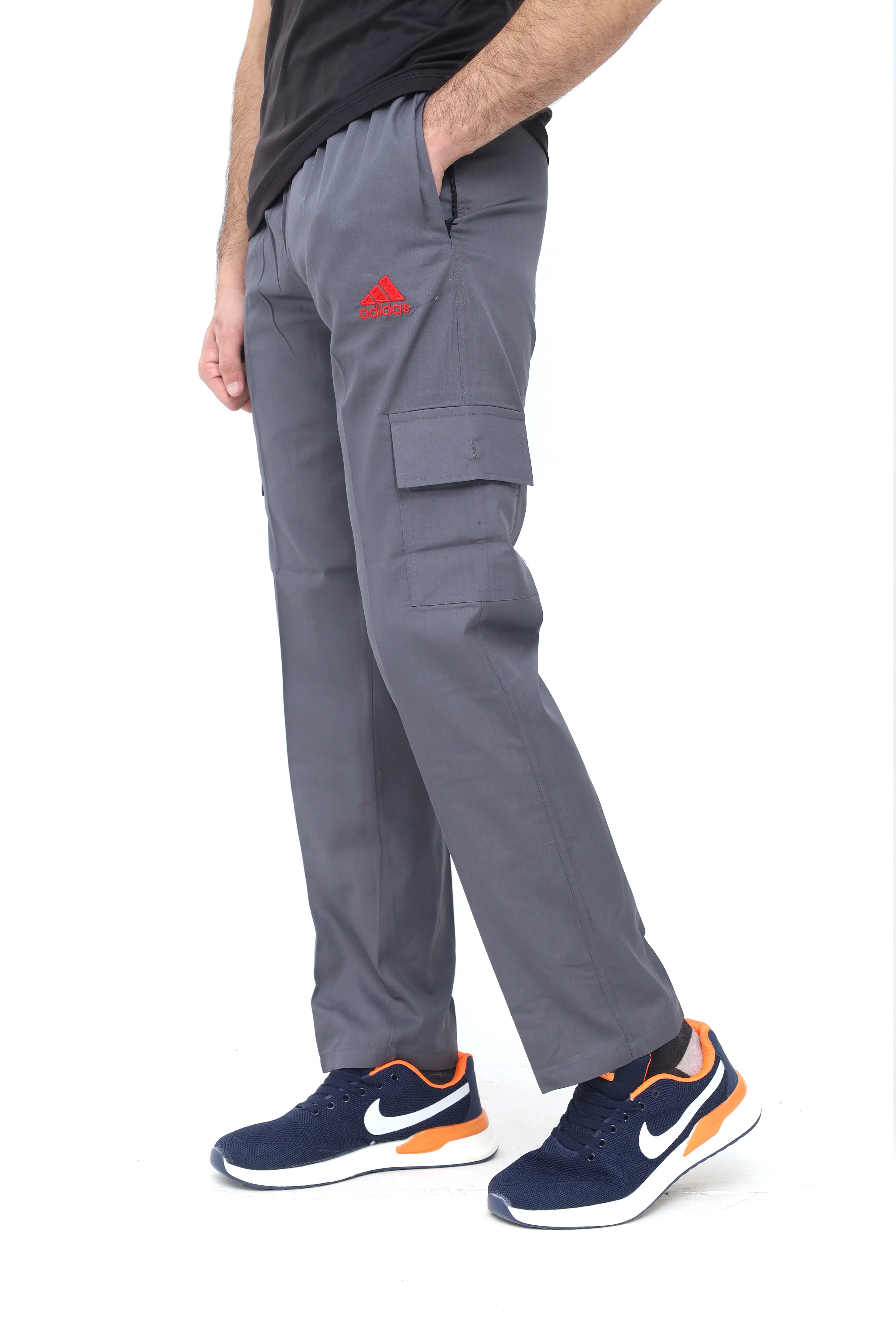 Adidas Grey Cargo  Trousers