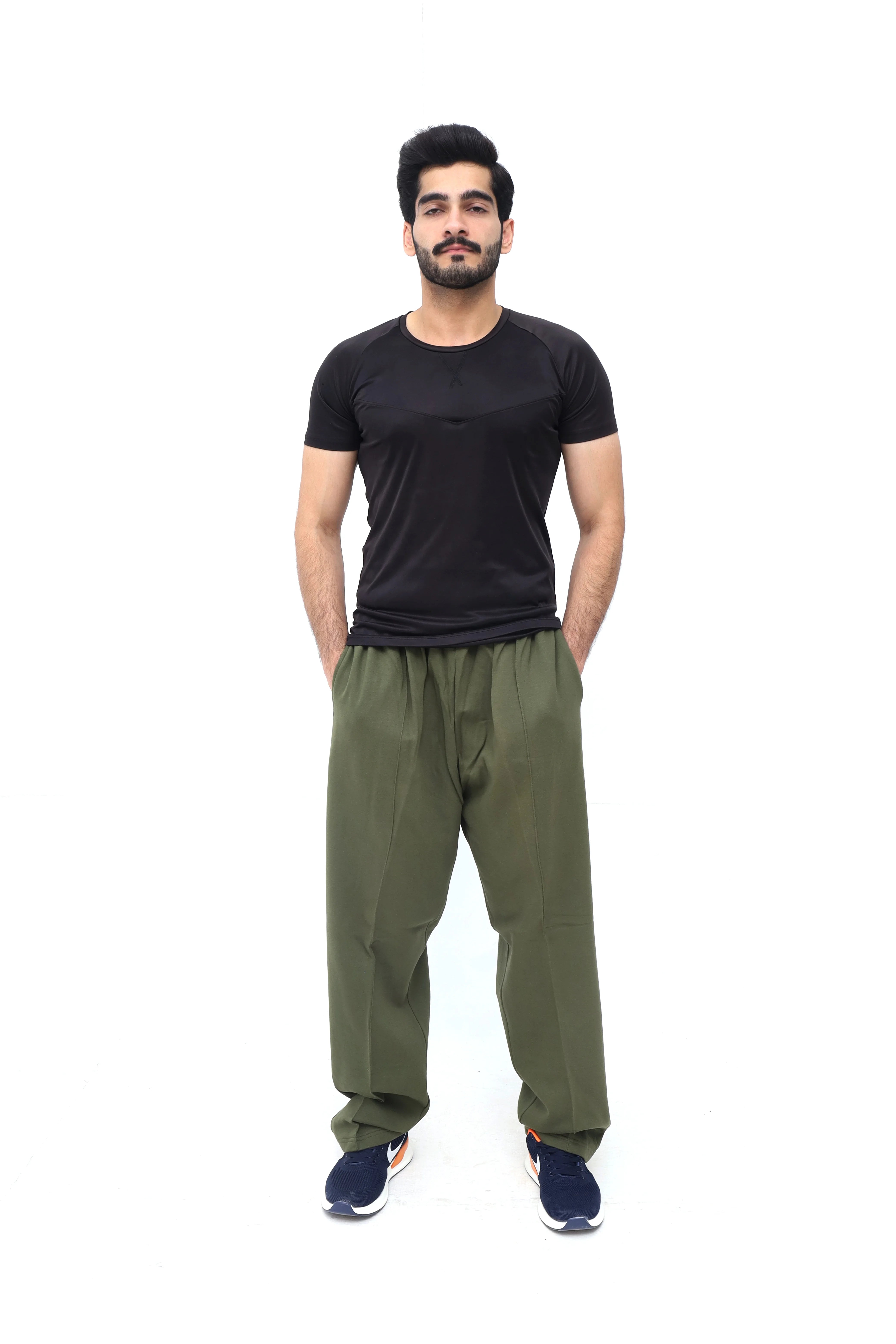 Men's Over Sized Green Sweatpants