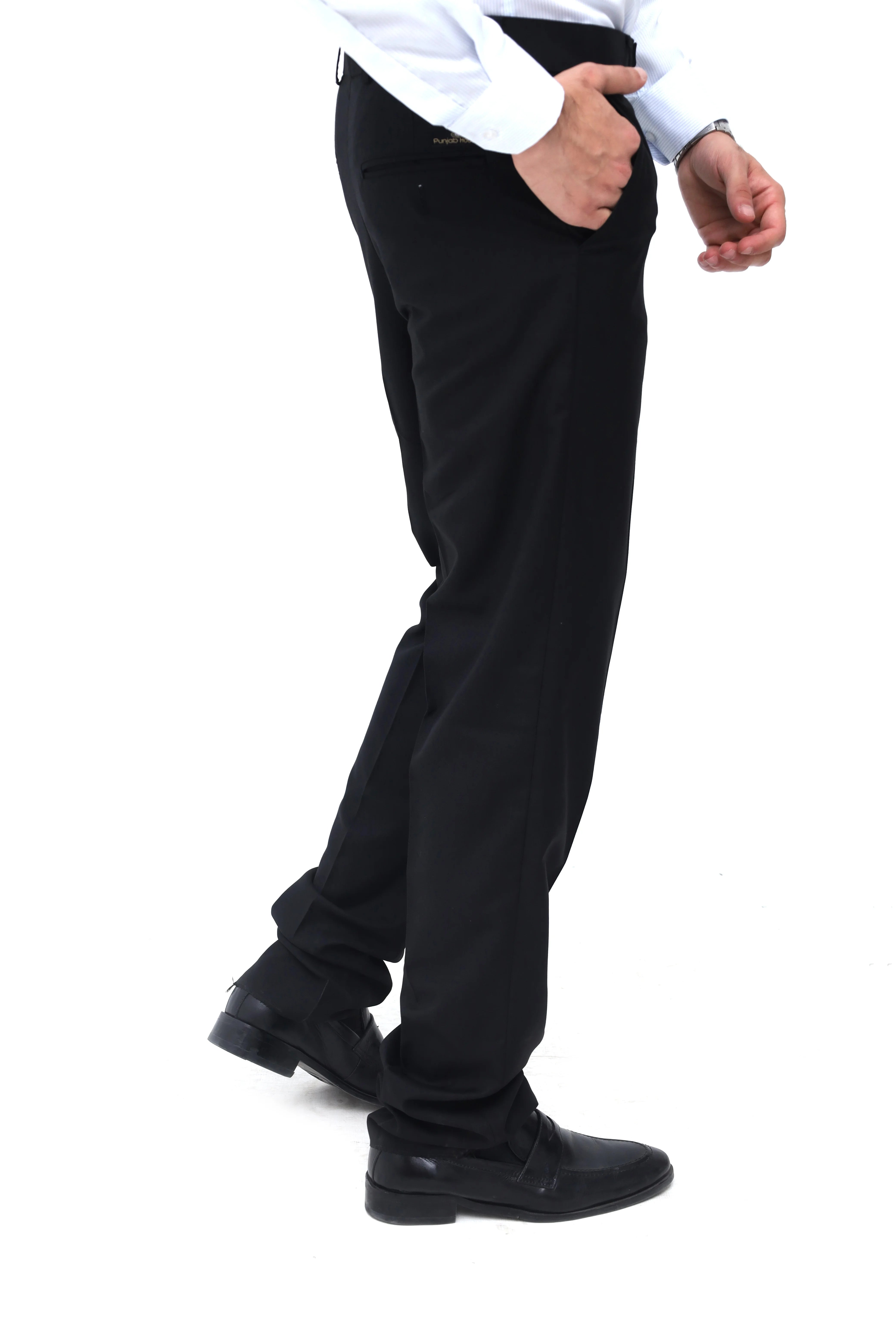 Tailored Black Formal Trousers