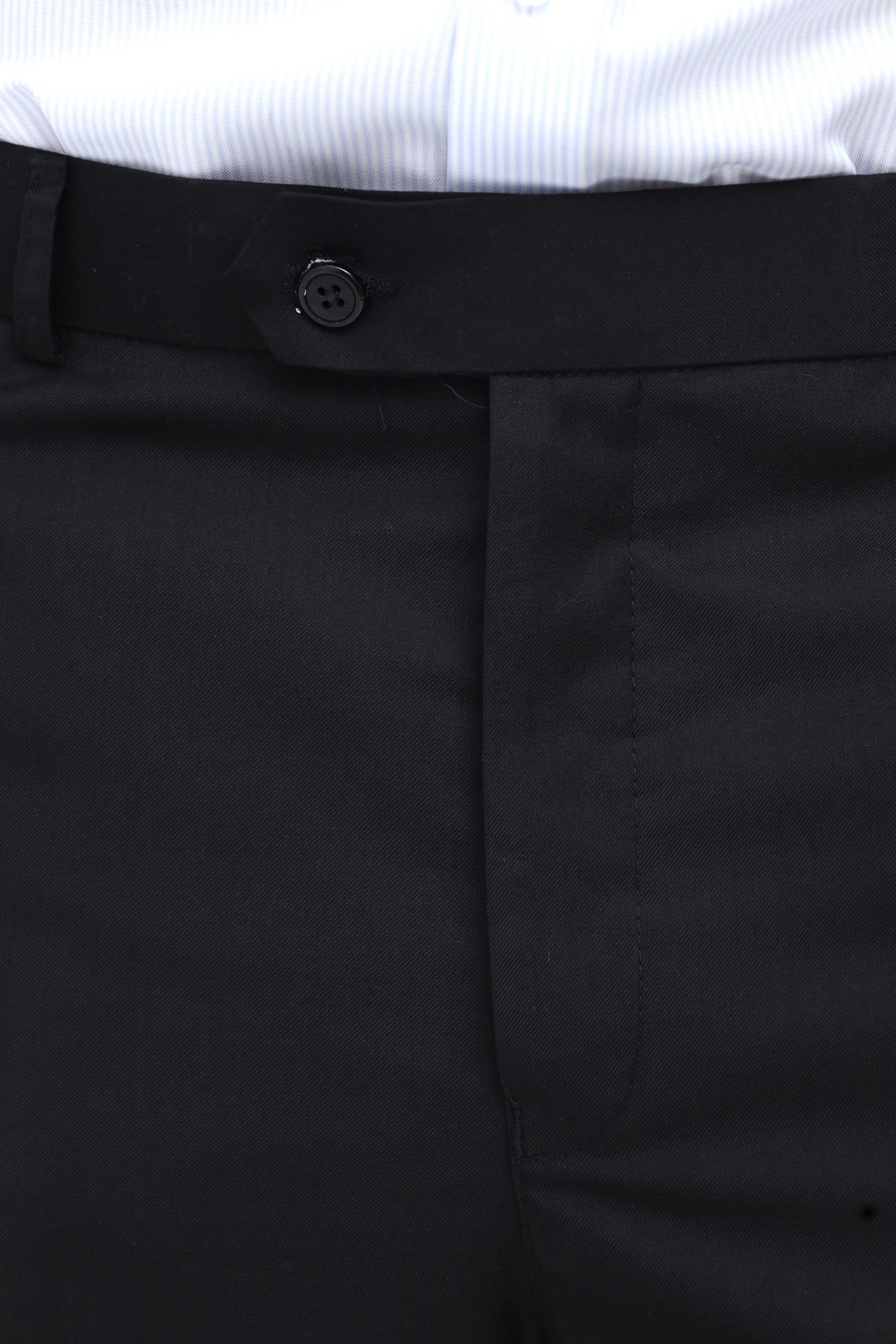 Tailored Black Formal Trousers