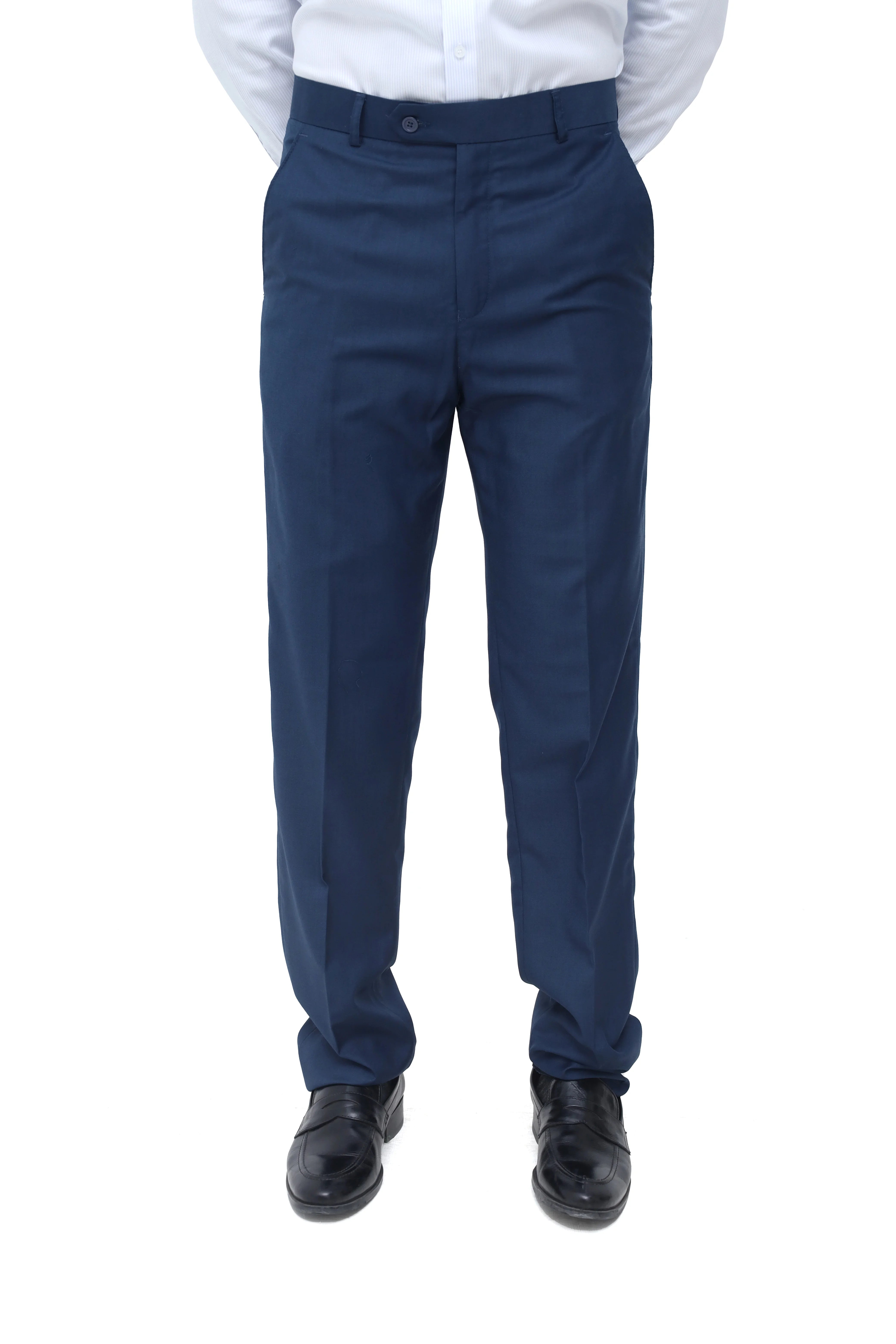 Classic Navy Blue Formal Trousers