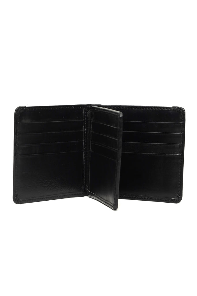 Minimalist Men's Leather Bi-Fold Wallet