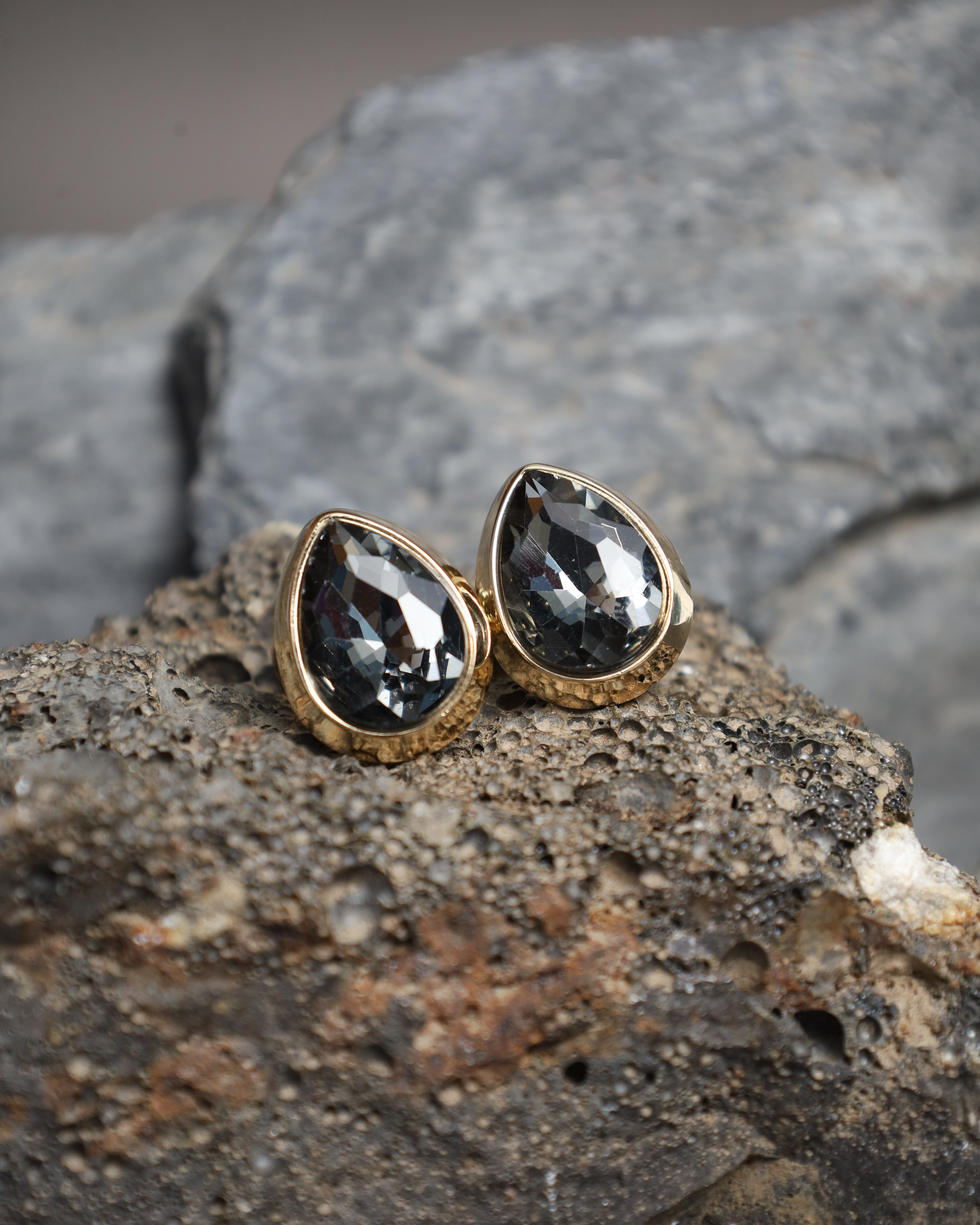 Gold-Tone Faceted Cufflinks