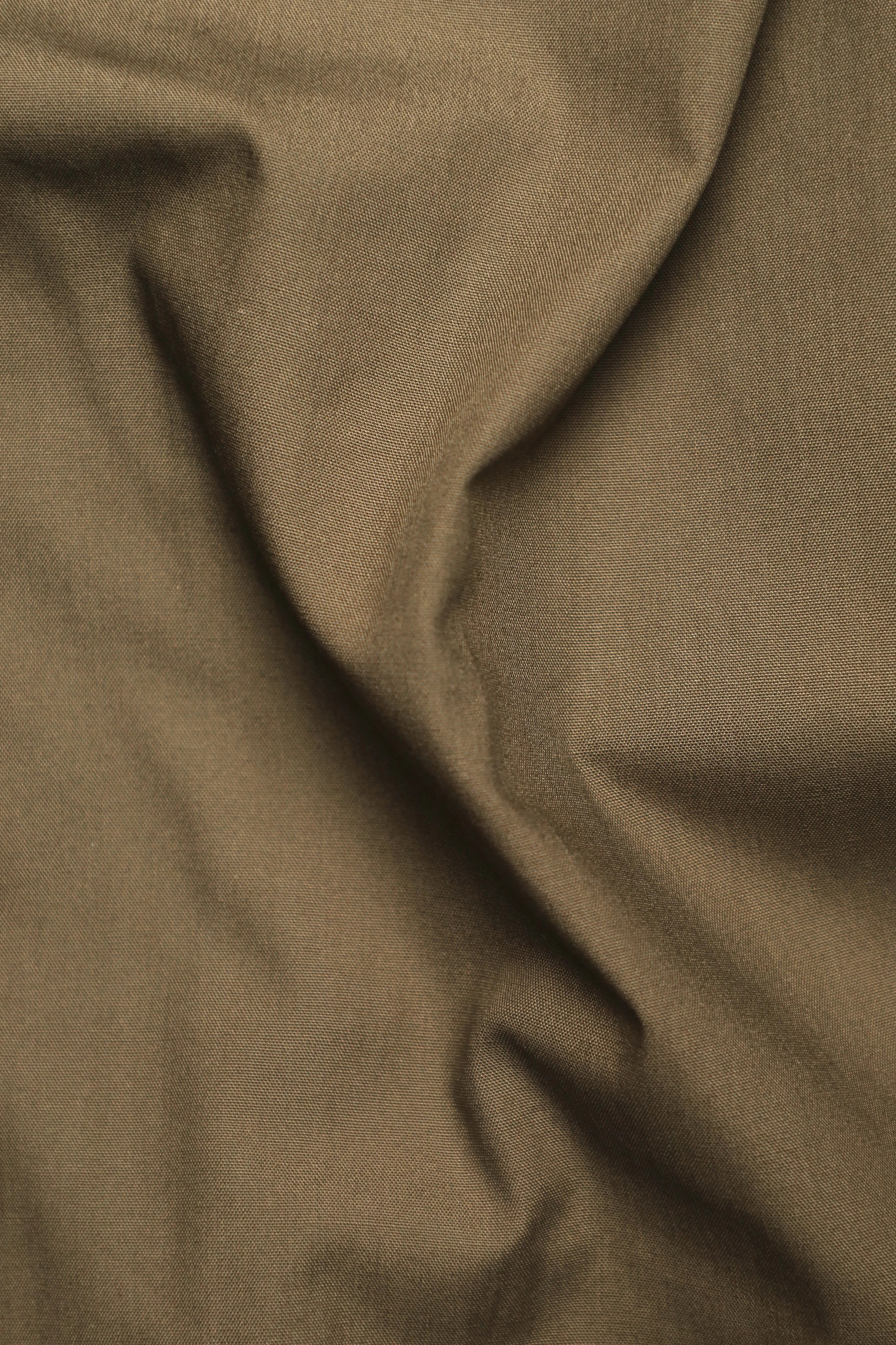 Kaki Formal Plain Shirt