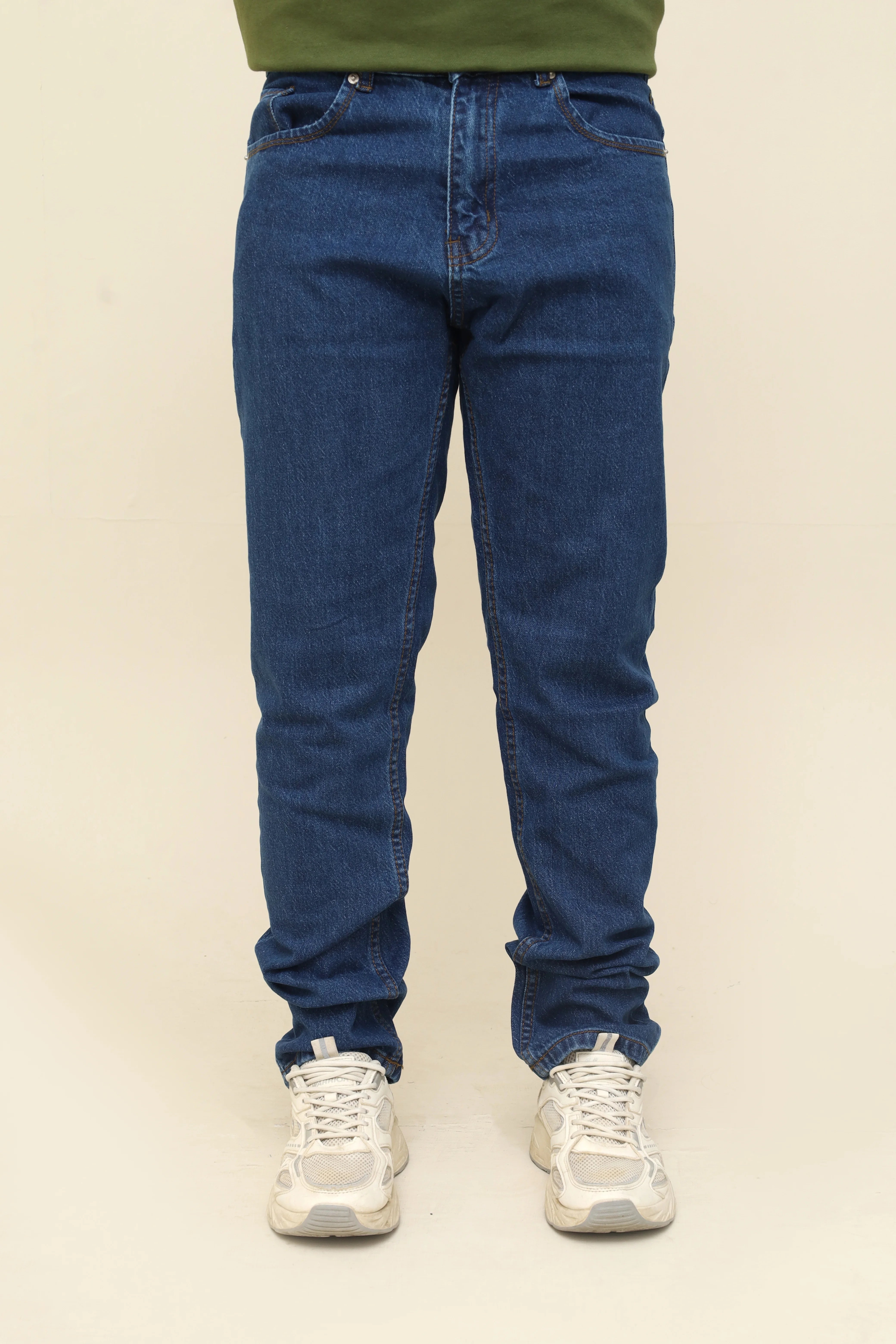 Dark Blue Denim Jeans