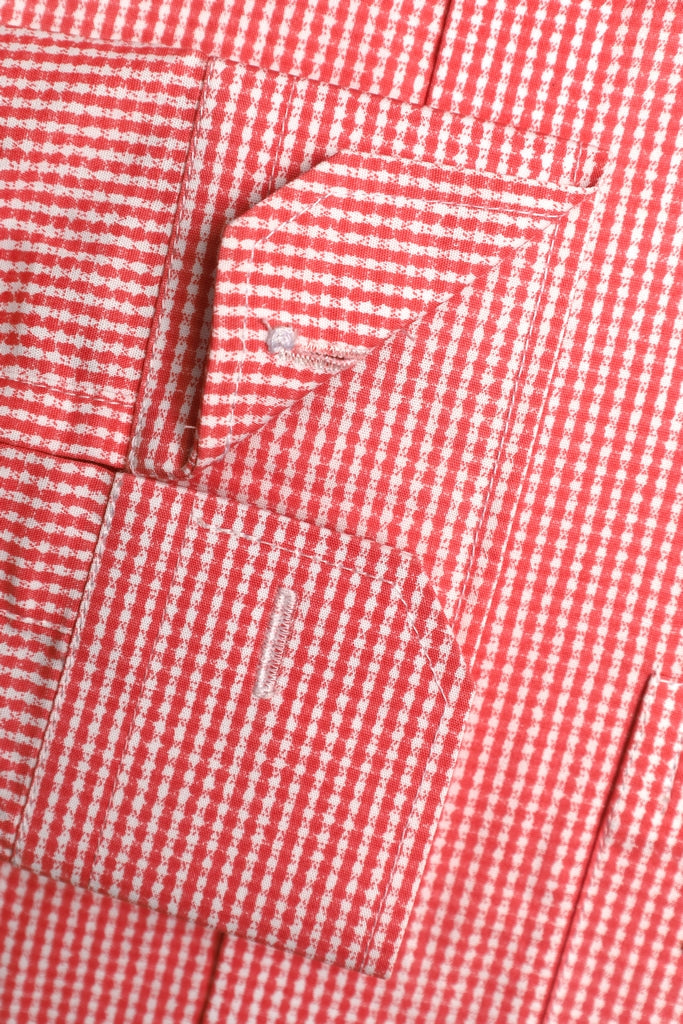 Punjab House Salmon Pink-Check Shirt