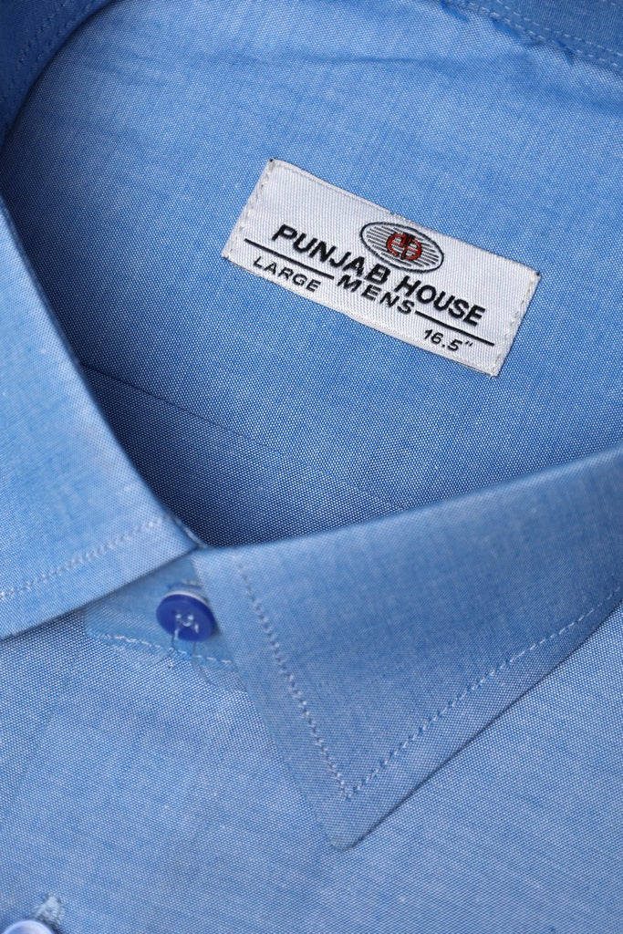 Essential Sky Blue Chambray Shirt