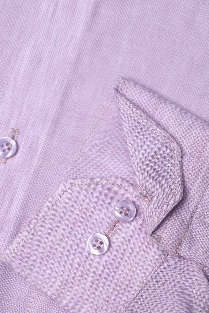 Lavender Textured Melange Dress Shirt
