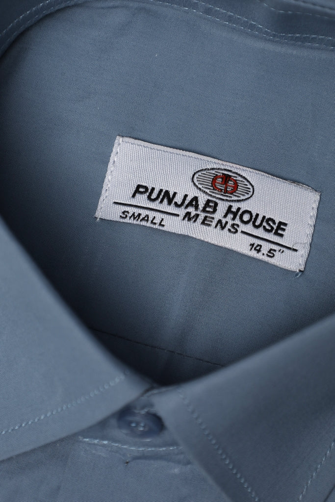Steel Blue Essential Dress Shirt