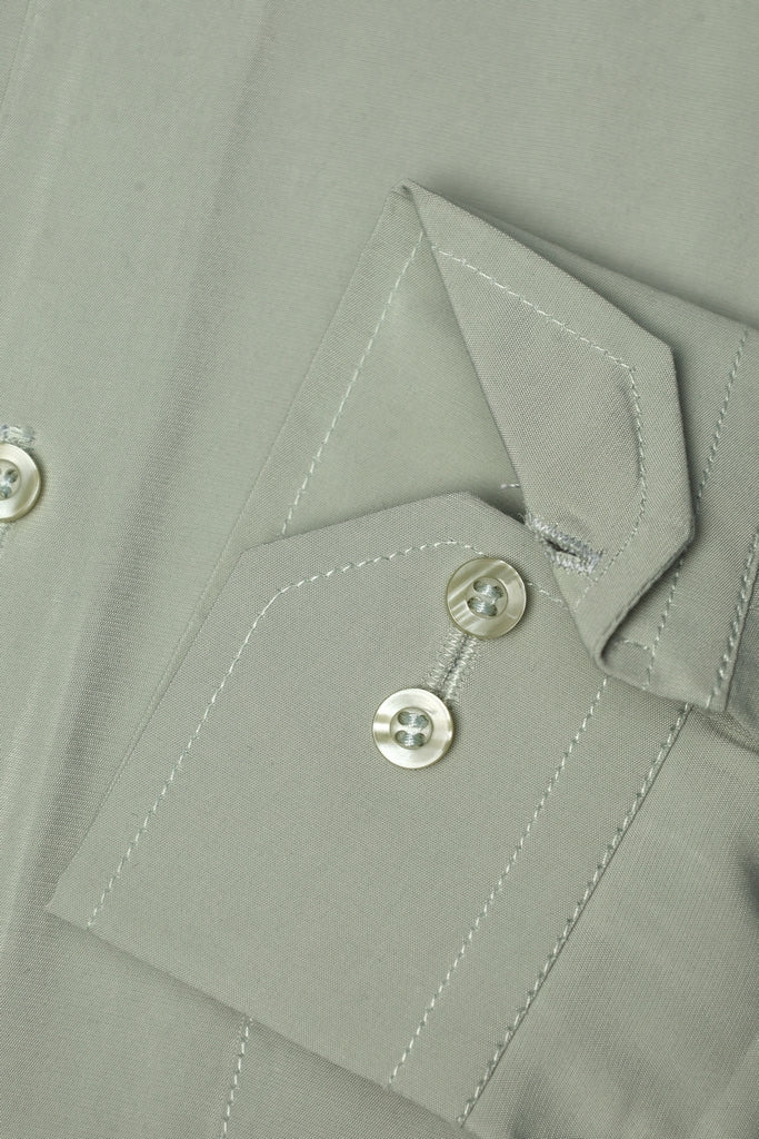 Sage Green Essential Dress Shirt