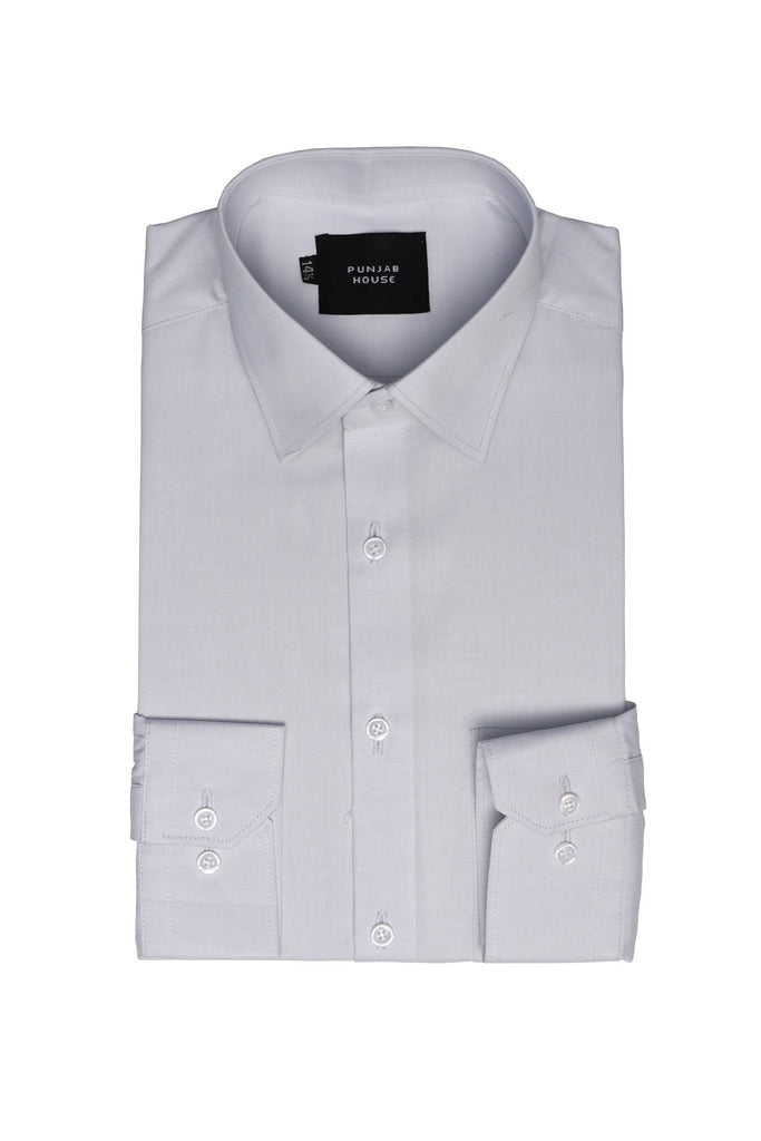 Mist Grey Essential Dress Shirt