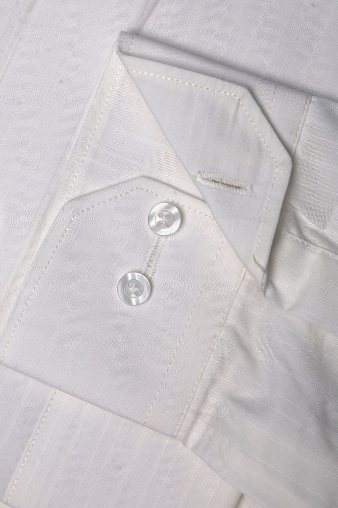Navy &amp; White Fine-Gingham Dress Shirt