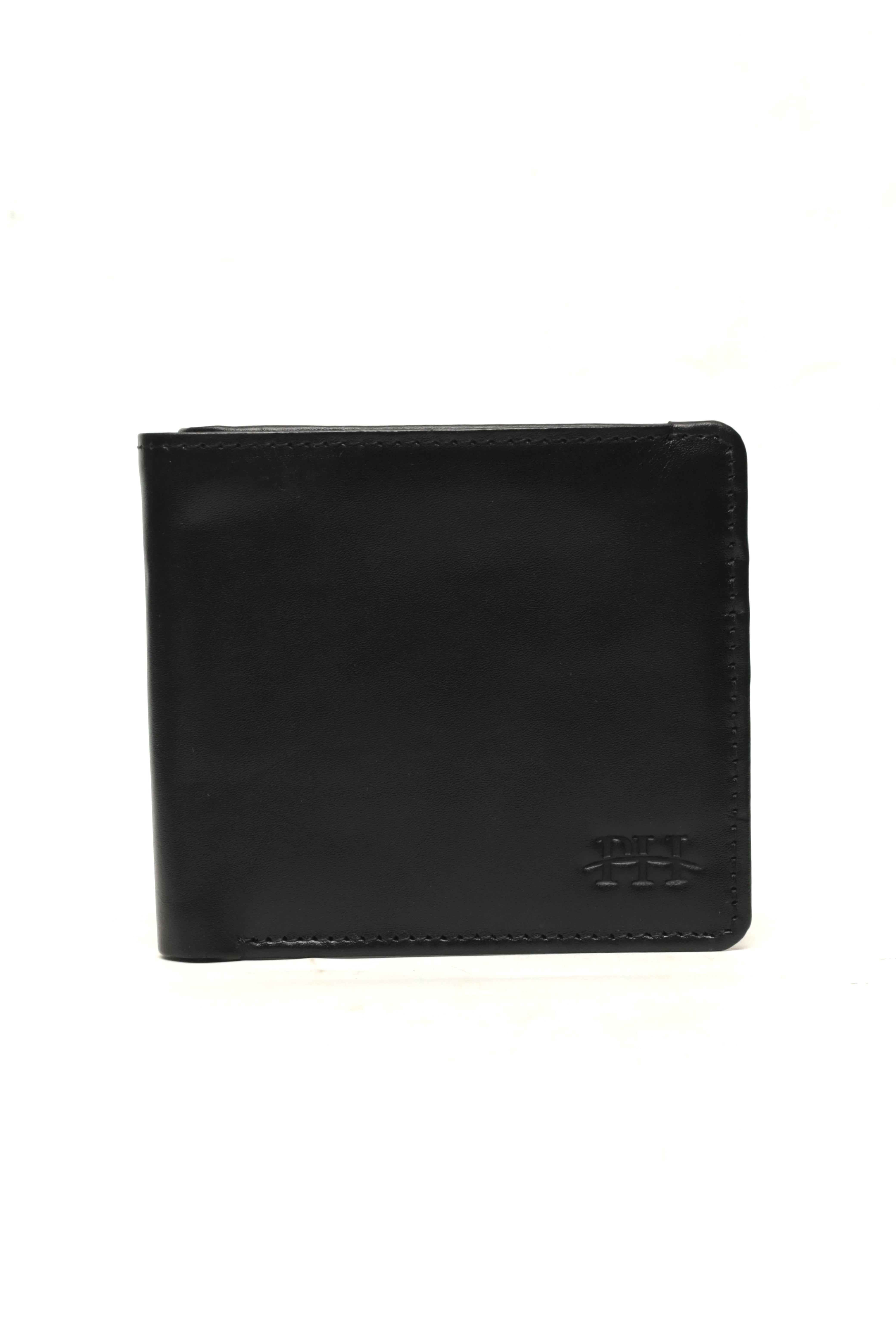 Minimalist Men's Leather Bi-Fold Wallet