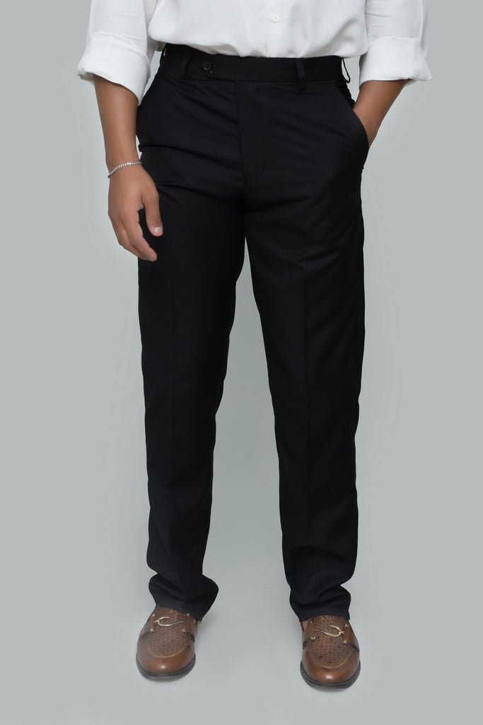 Men’s Black Tropical Fabric Formal Trouser