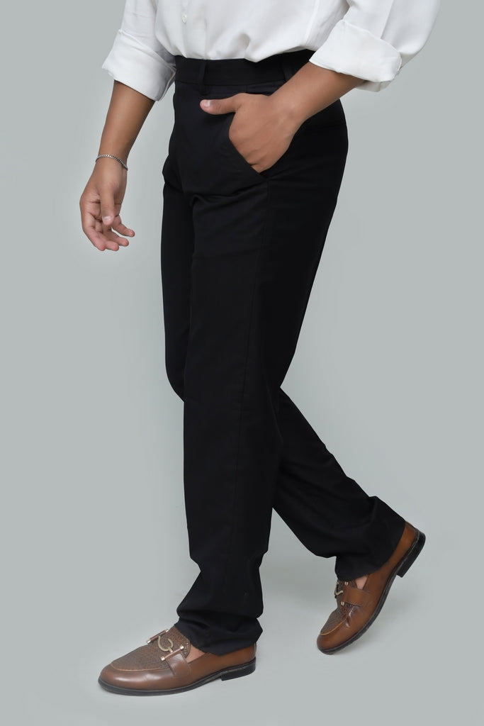 Men’s Black Tropical Fabric Formal Trouser