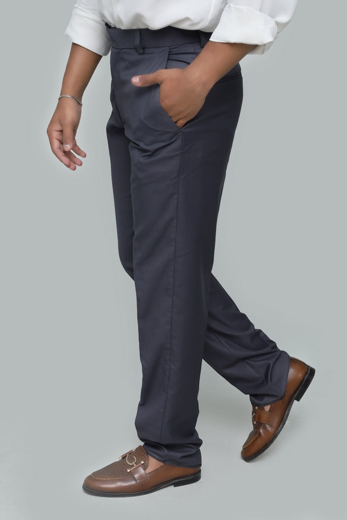 Men’s Charcoal Grey Tropical Fabric Formal Trouser