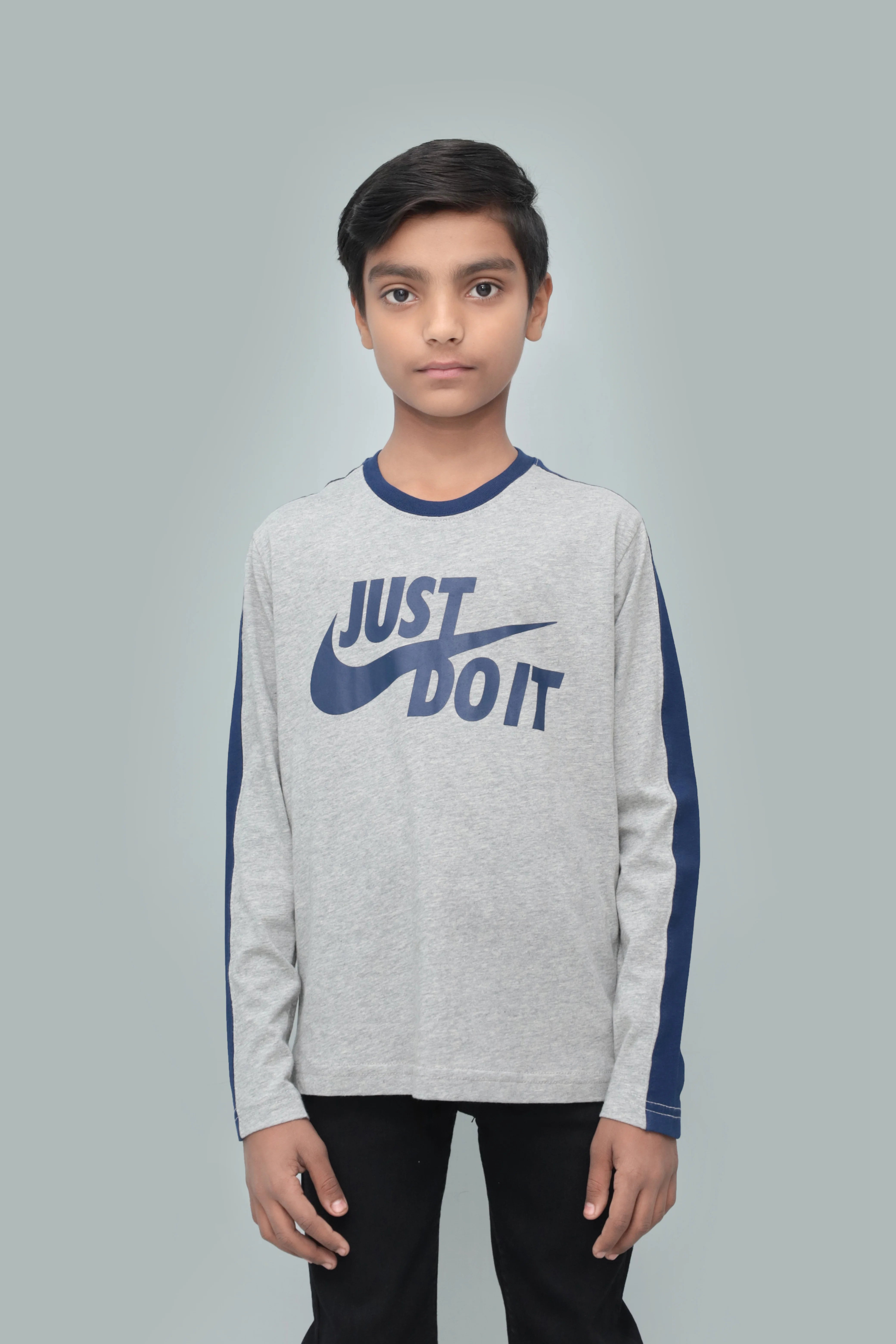 Kids' Graphic Long-Sleeve Round Neck