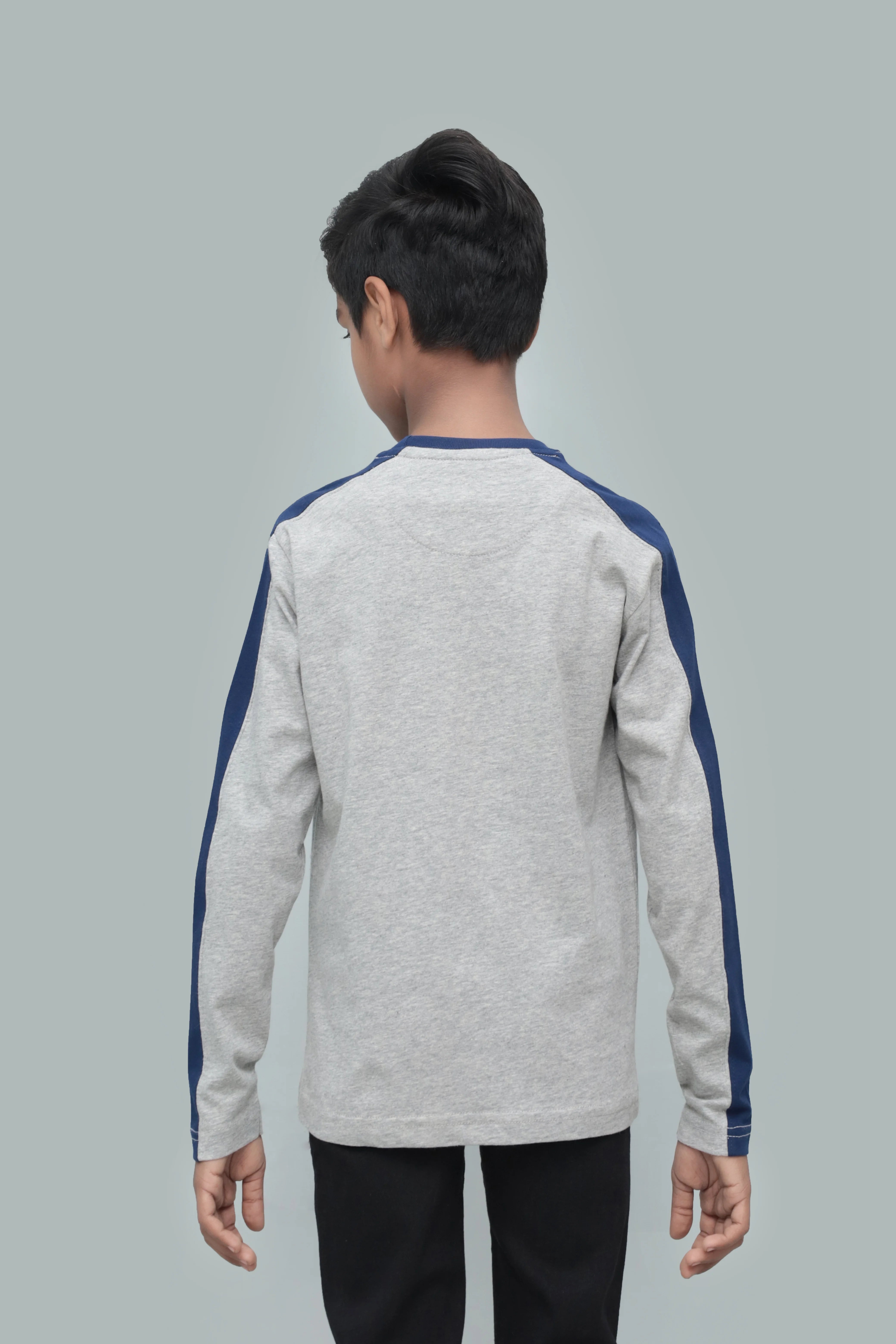 Kids' Graphic Long-Sleeve Round Neck