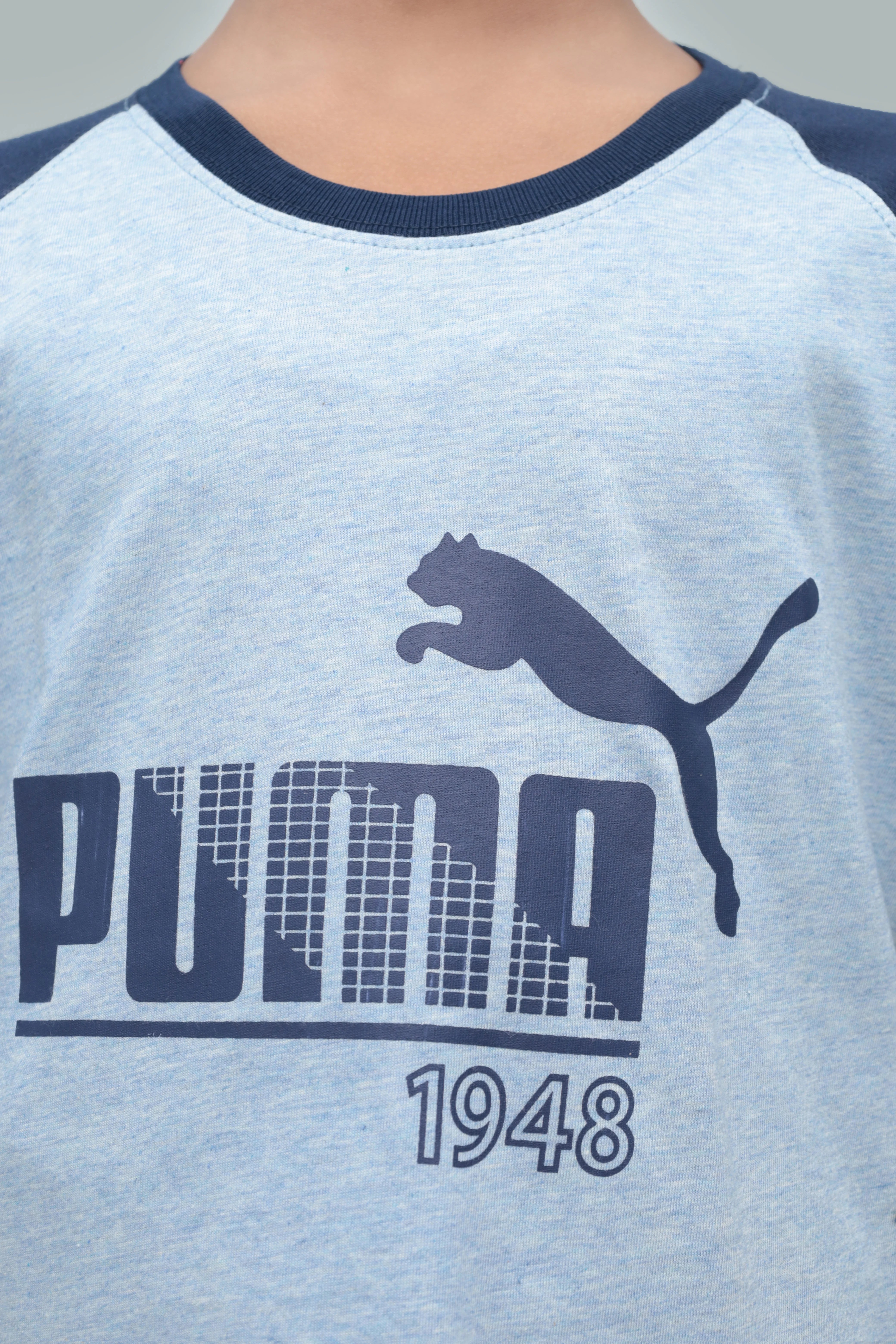 Kids' PUMA Long-Sleeve Round Neck